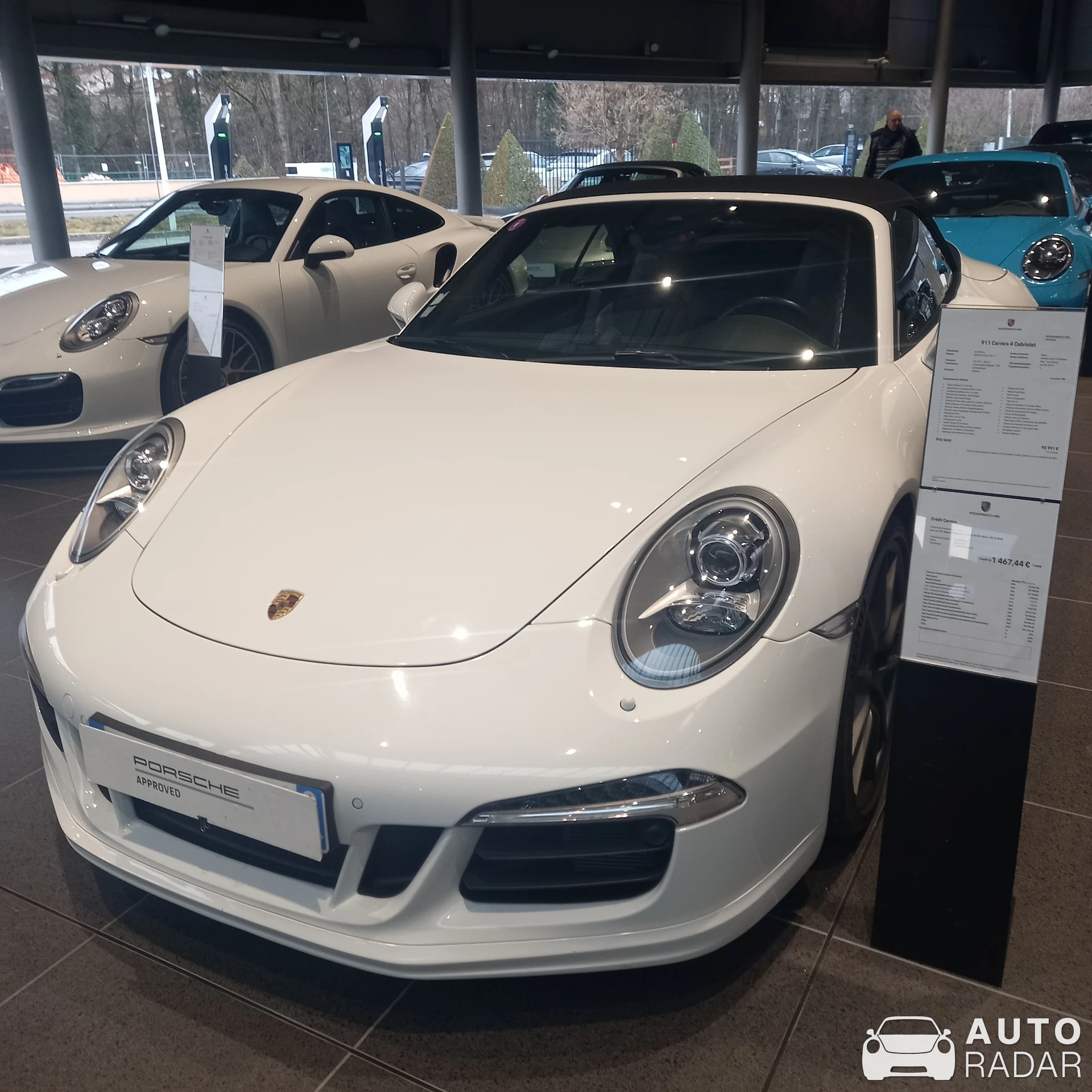 Porsche 991 Carrera 4 Cabriolet MkI spotted in Epagny Metz-Tessy