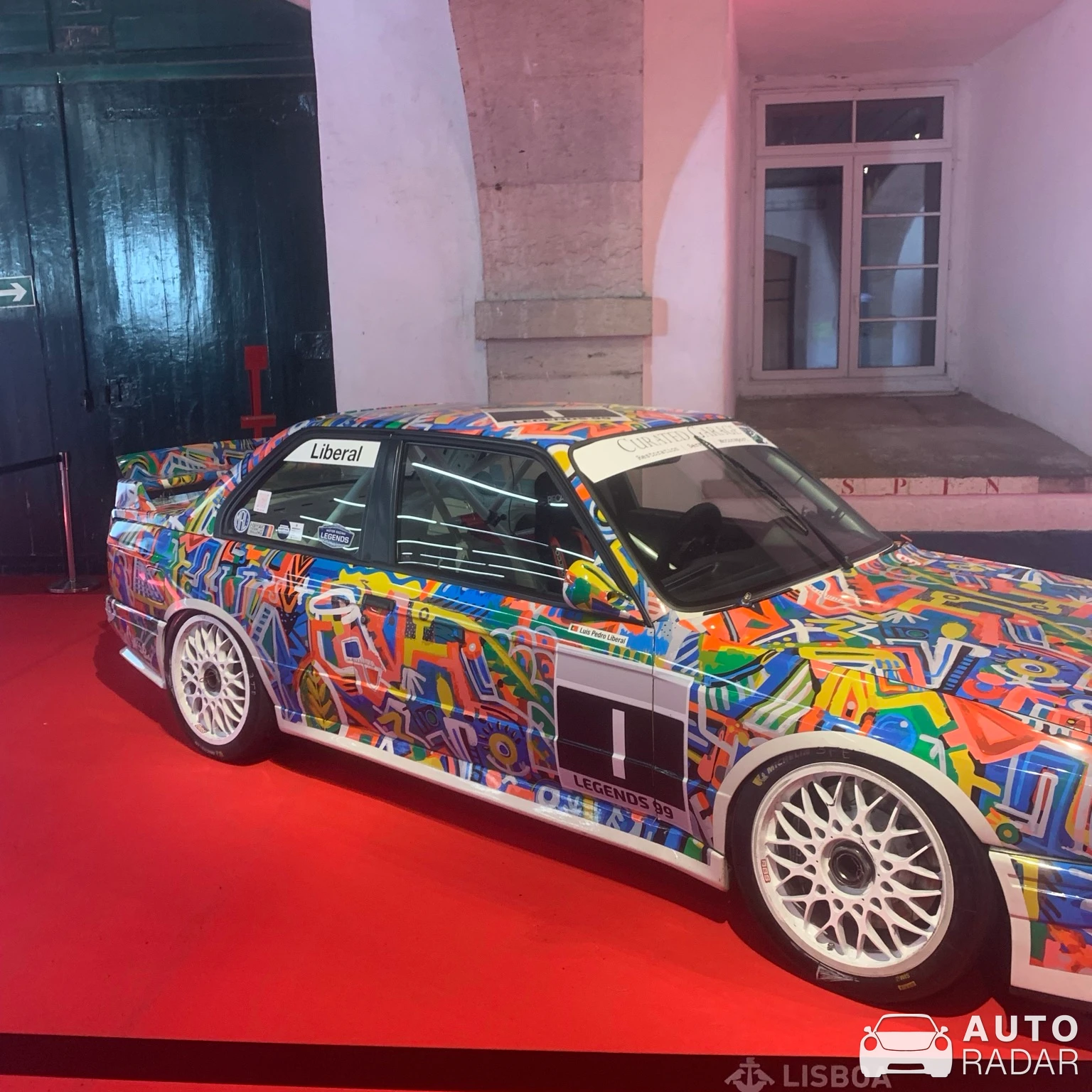 BMW M3 E30 Art Car spotted in Lisboa