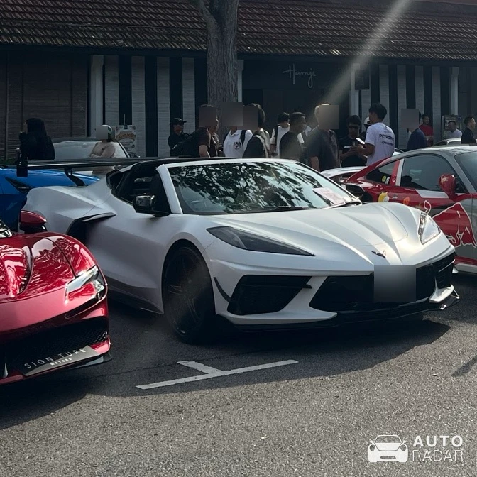 Chevrolet Corvette C8 Stingray spotted in Singapore, Singapore