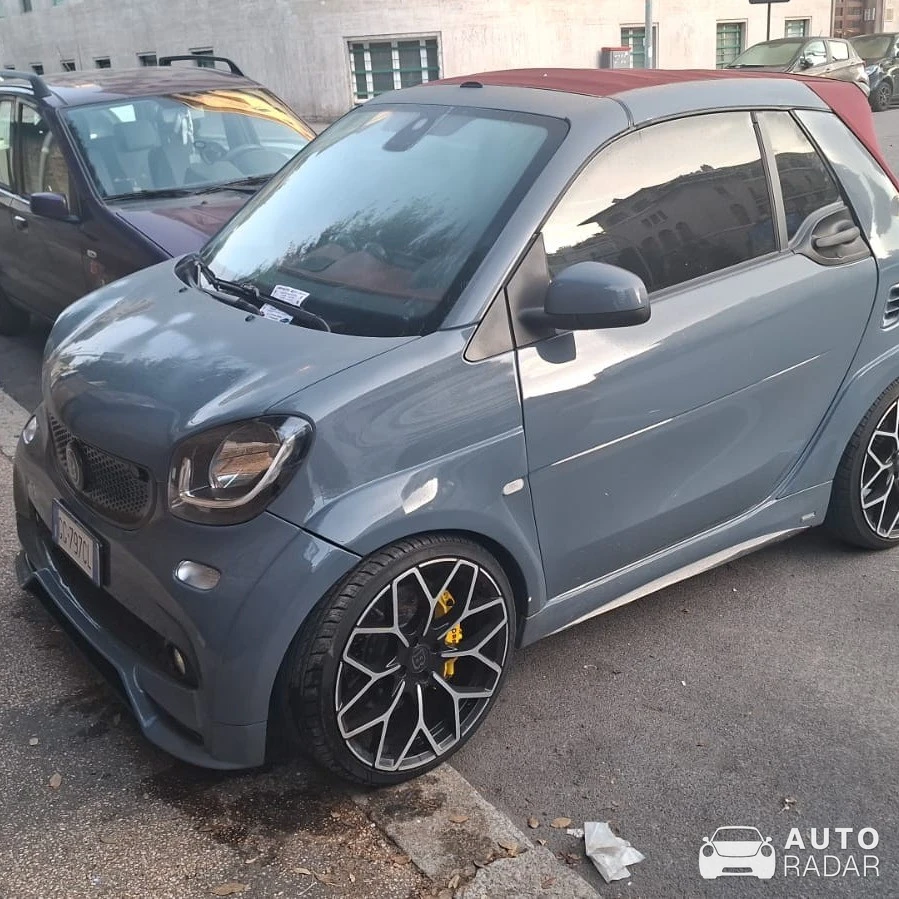 Smart Fortwo Brabus spotted in Rome, Italy