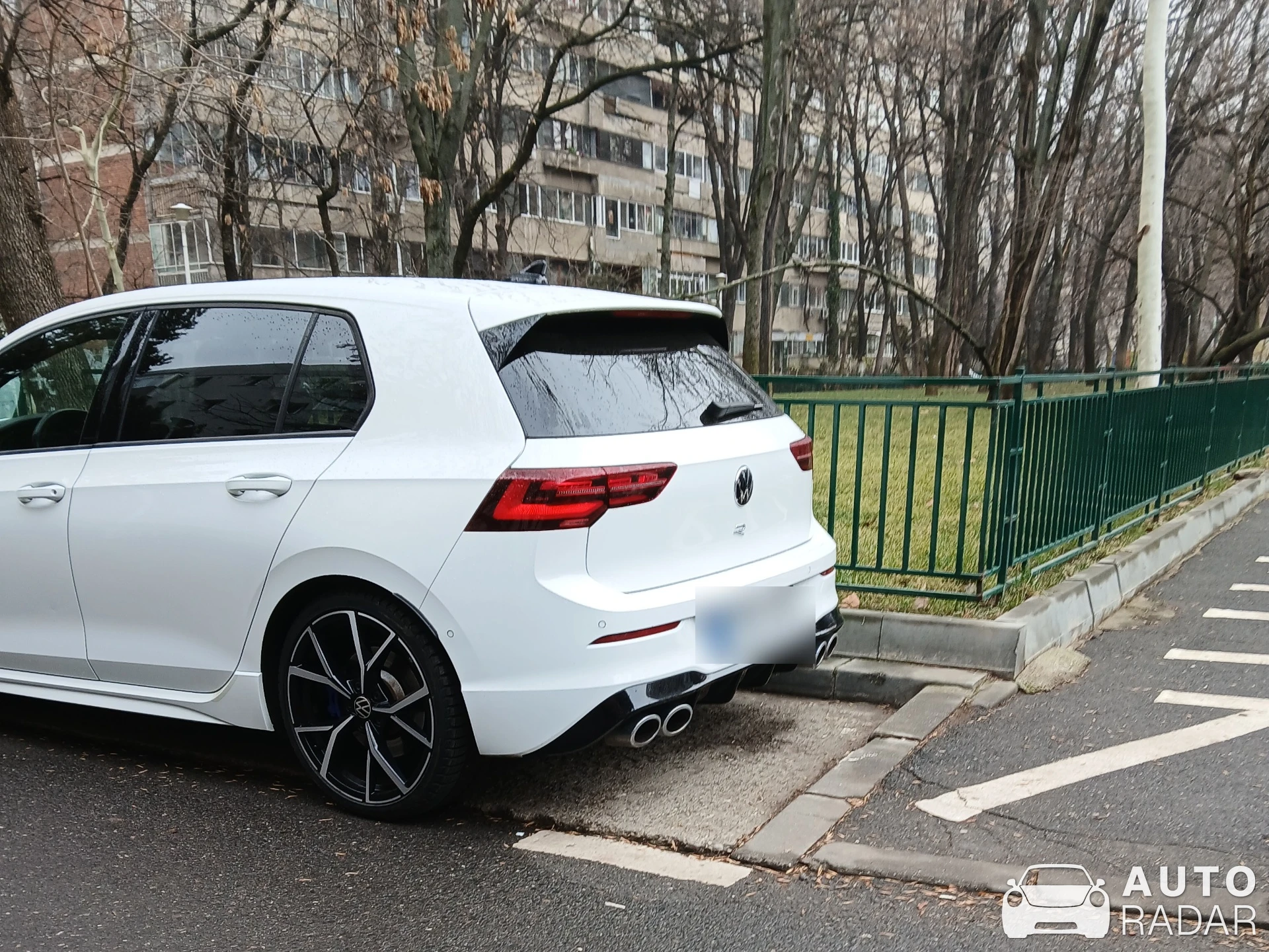 Volkswagen Golf 8 R spotted in București, Romania
