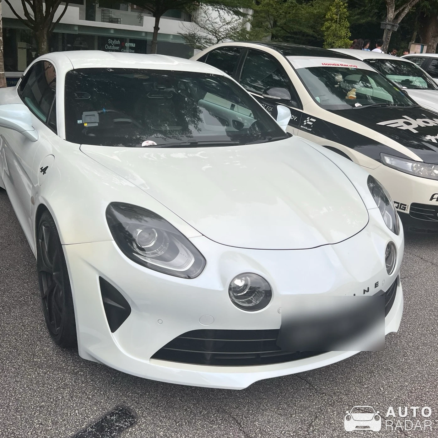 Alpine A110 Légende spotted in Singapore