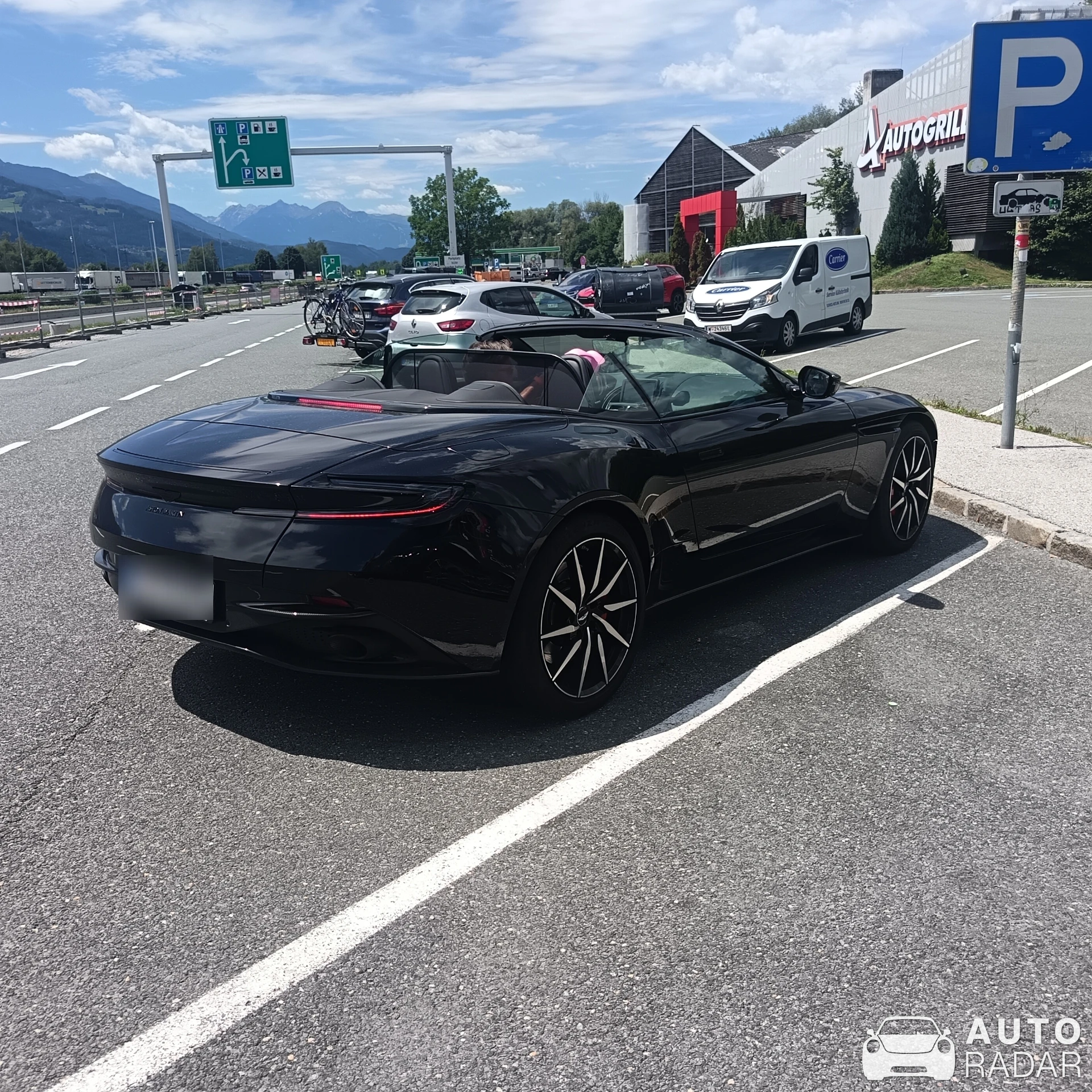 Aston Martin DB11 V8 Volante spotted in Brannenburg