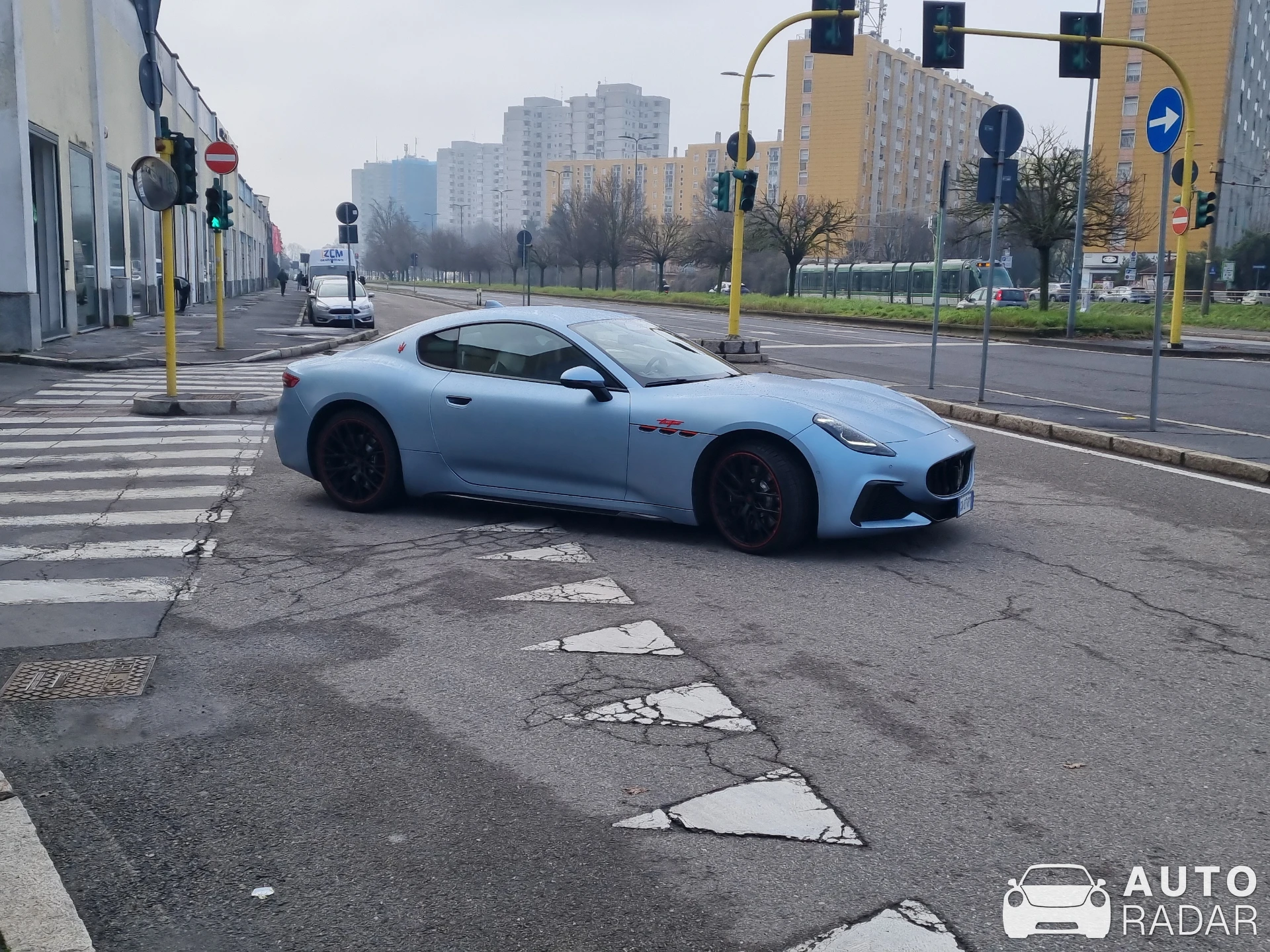 Maserati GranTurismo Trofeo 2023 spotted in Milano