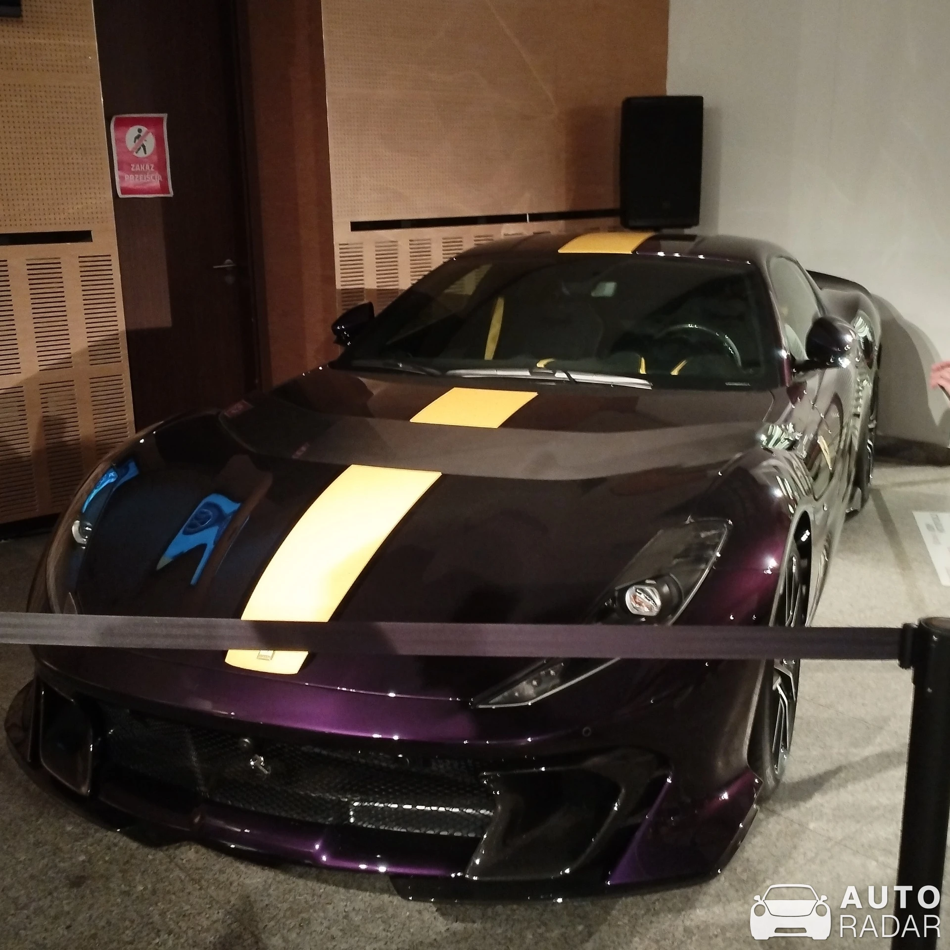 Ferrari 812 Competizione spotted in Warszawa, Poland