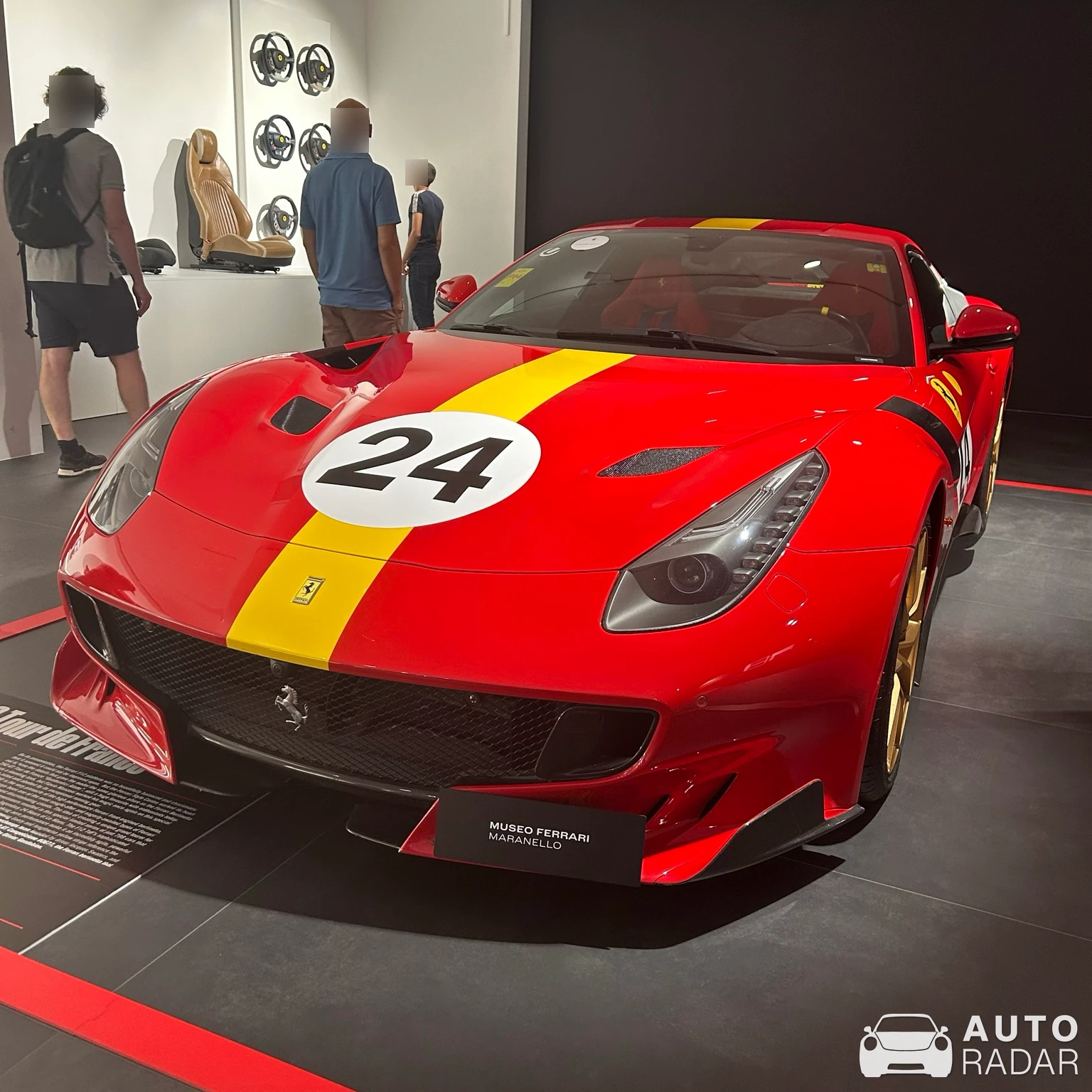Ferrari F12tdf spotted in Maranello, Italie