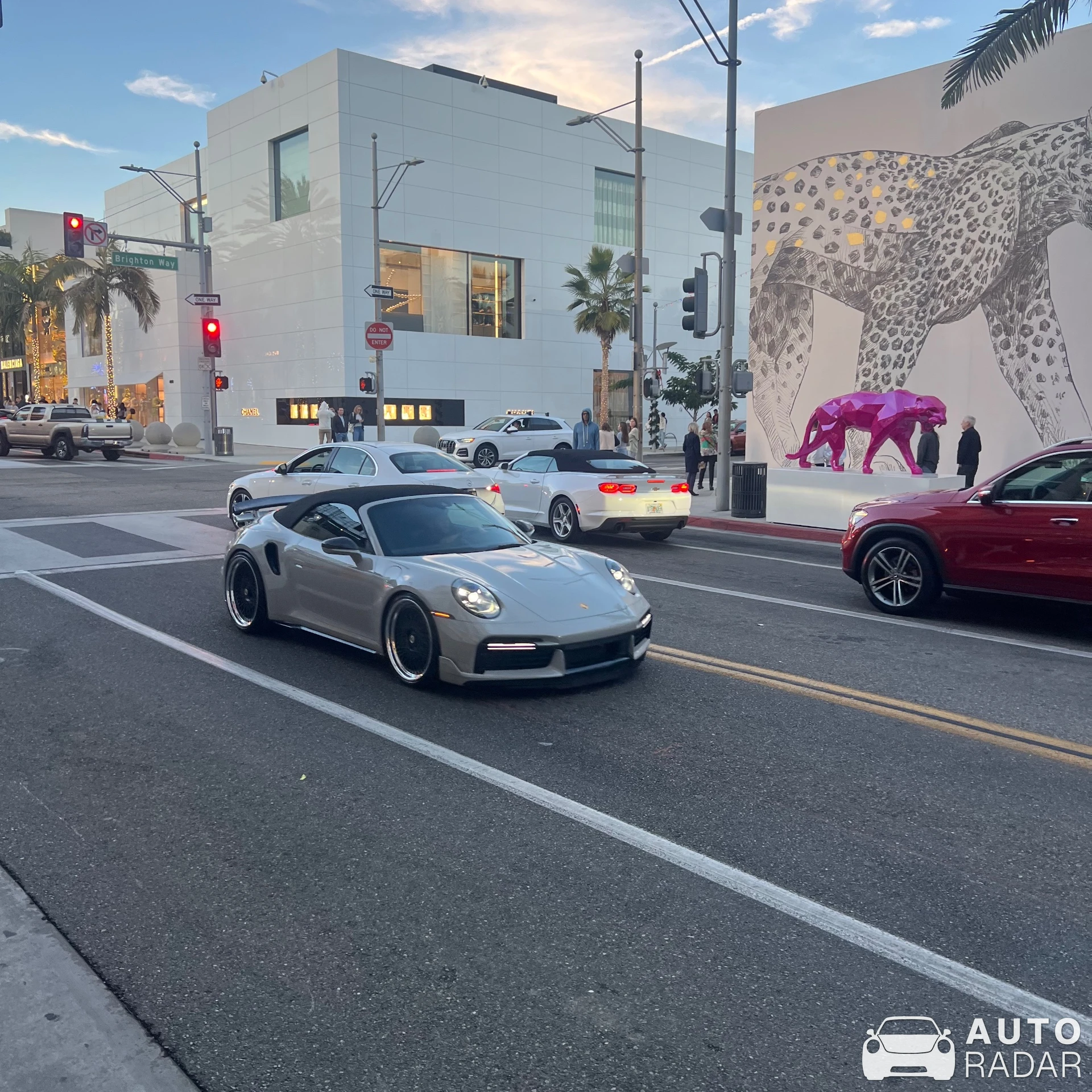 Porsche 992 Turbo S Cabriolet MkI spotted in Beverly Hills, United States