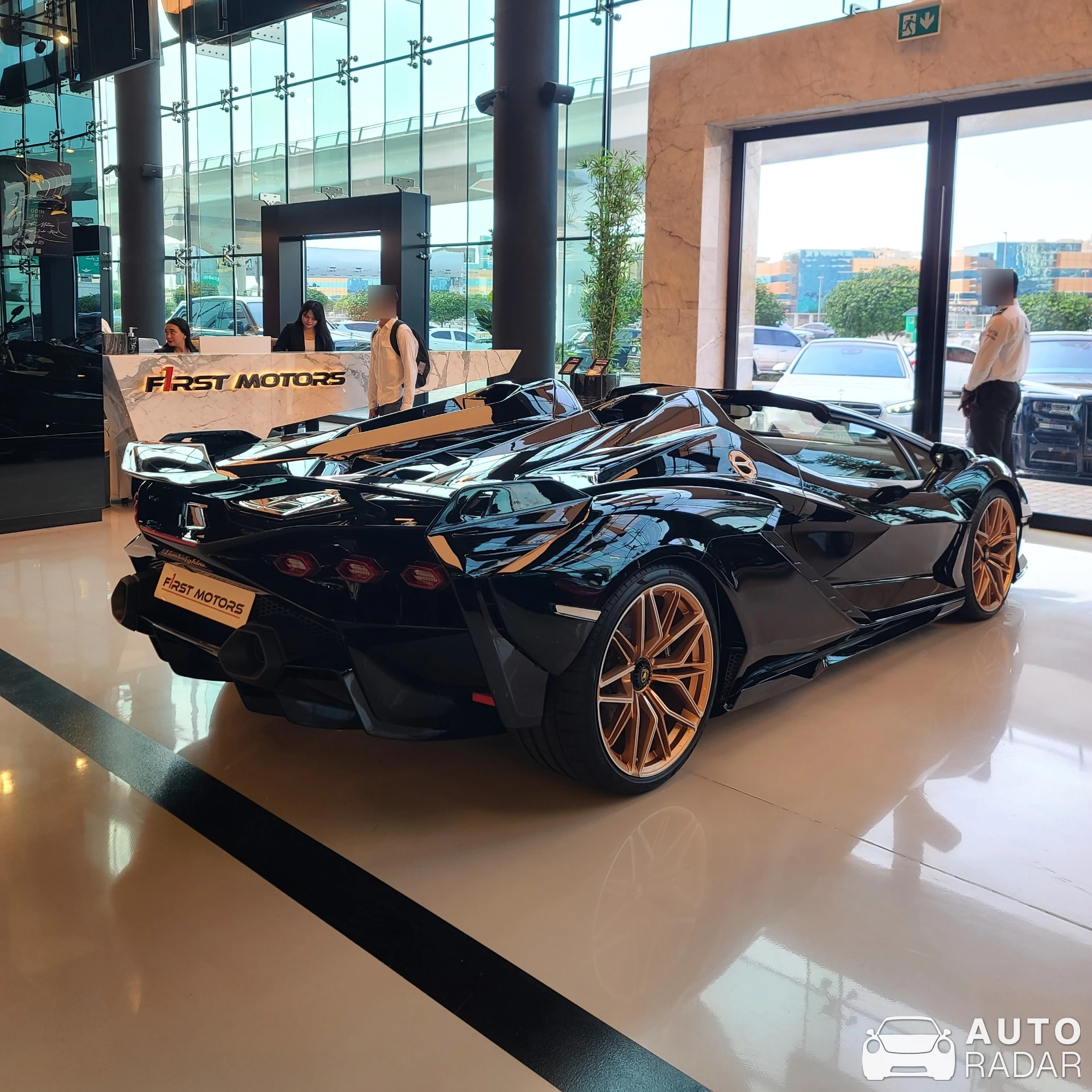 Lamborghini Sián Roadster spotted in Dubai, United Arab Emirates
