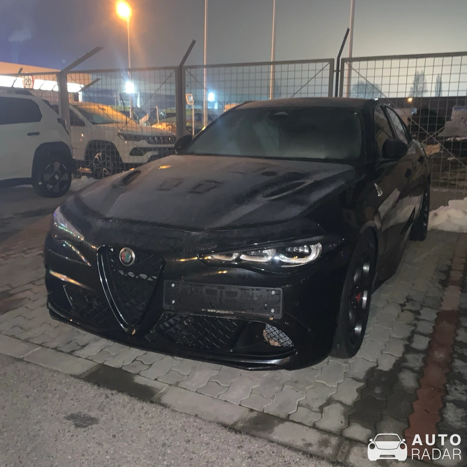Alfa Romeo Giulia Quadrifoglio spotted in Budapest, Magyarország