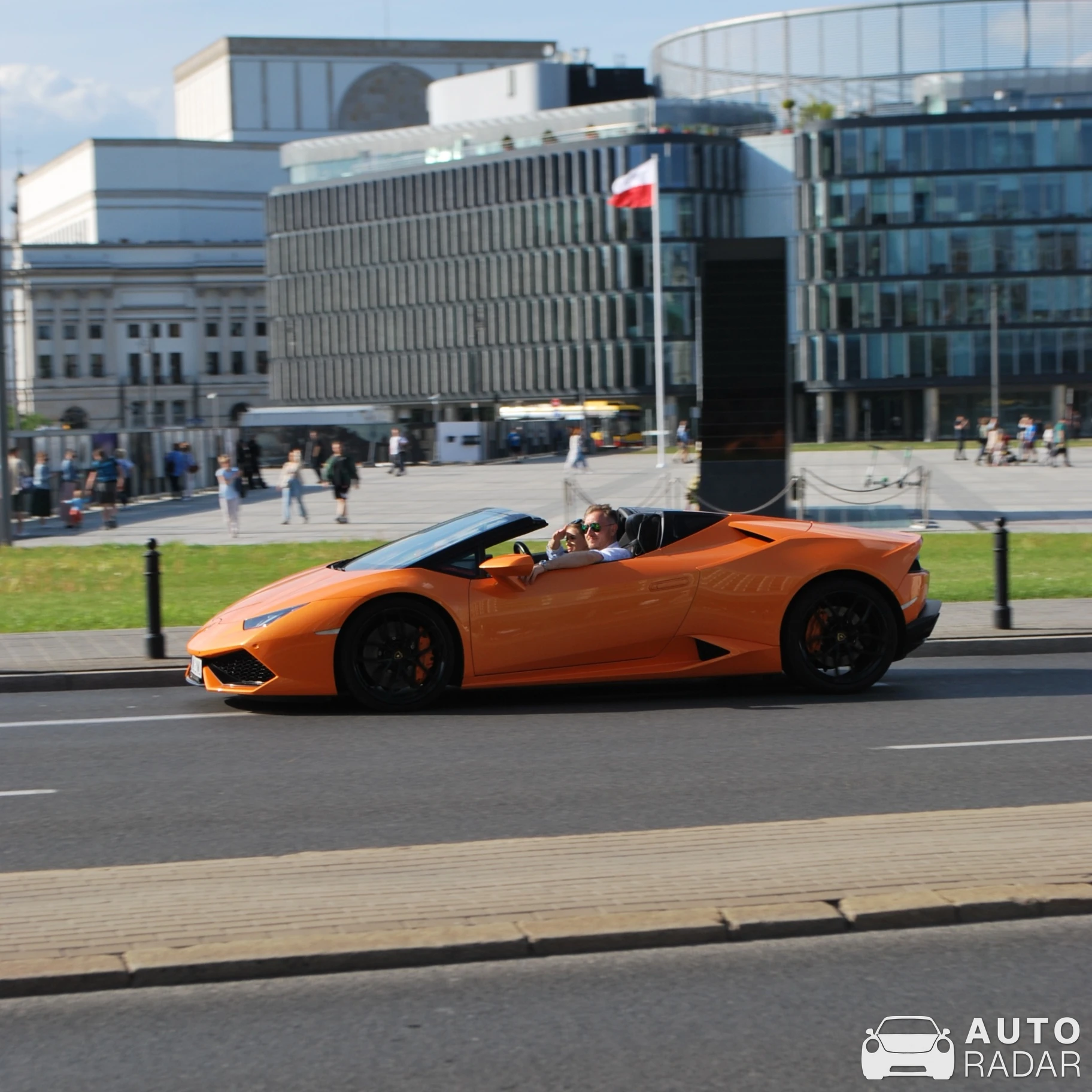 Lamborghini Huracán LP610-4 Spyder spotted in Warszawa, Poland