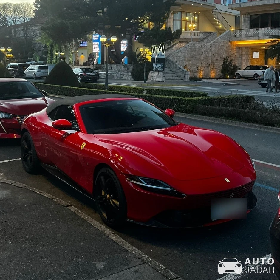 Ferrari Roma Spider spotted in Piran, Slovenia