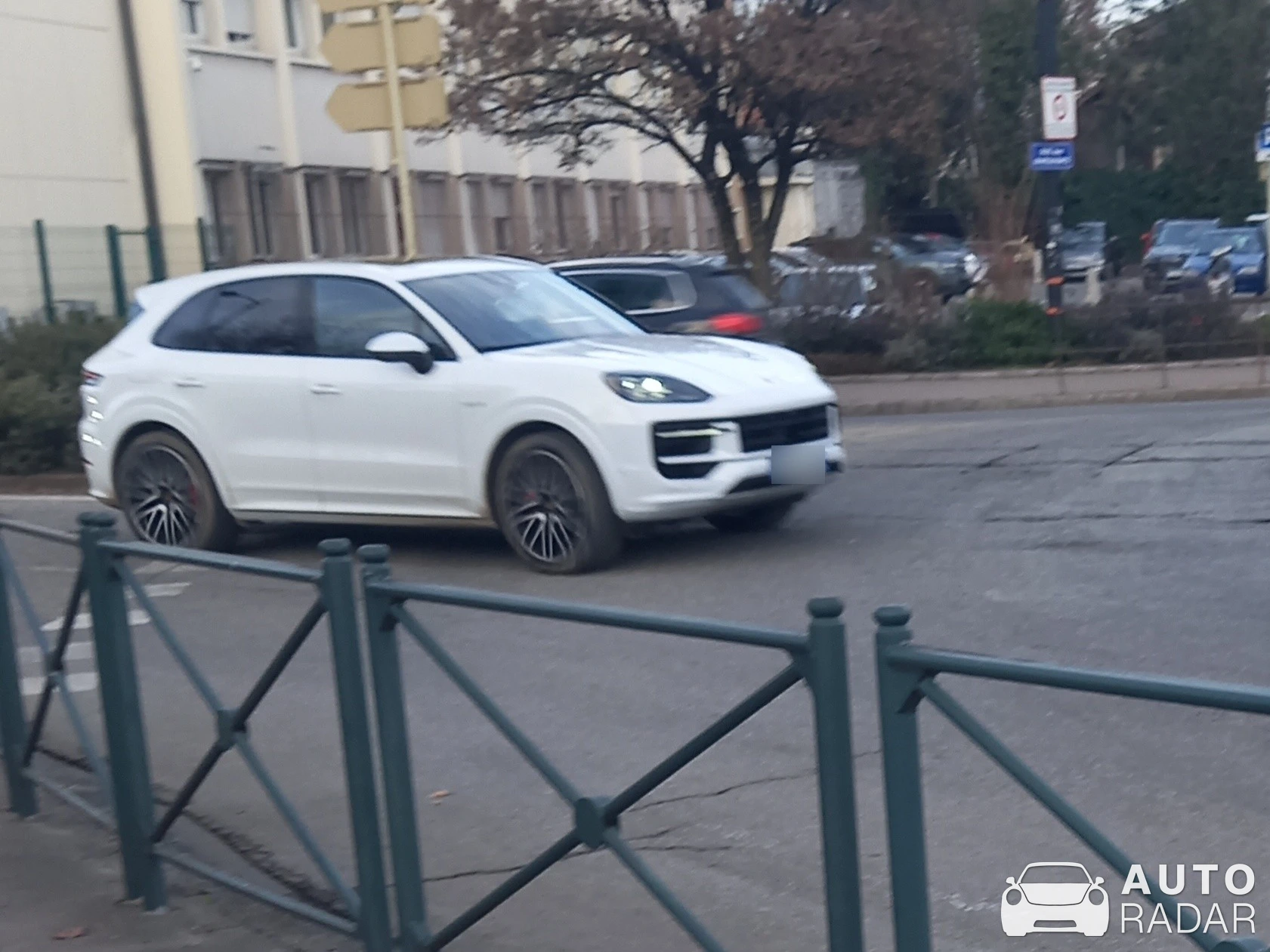 Porsche Cayenne S spotted in Annecy, France