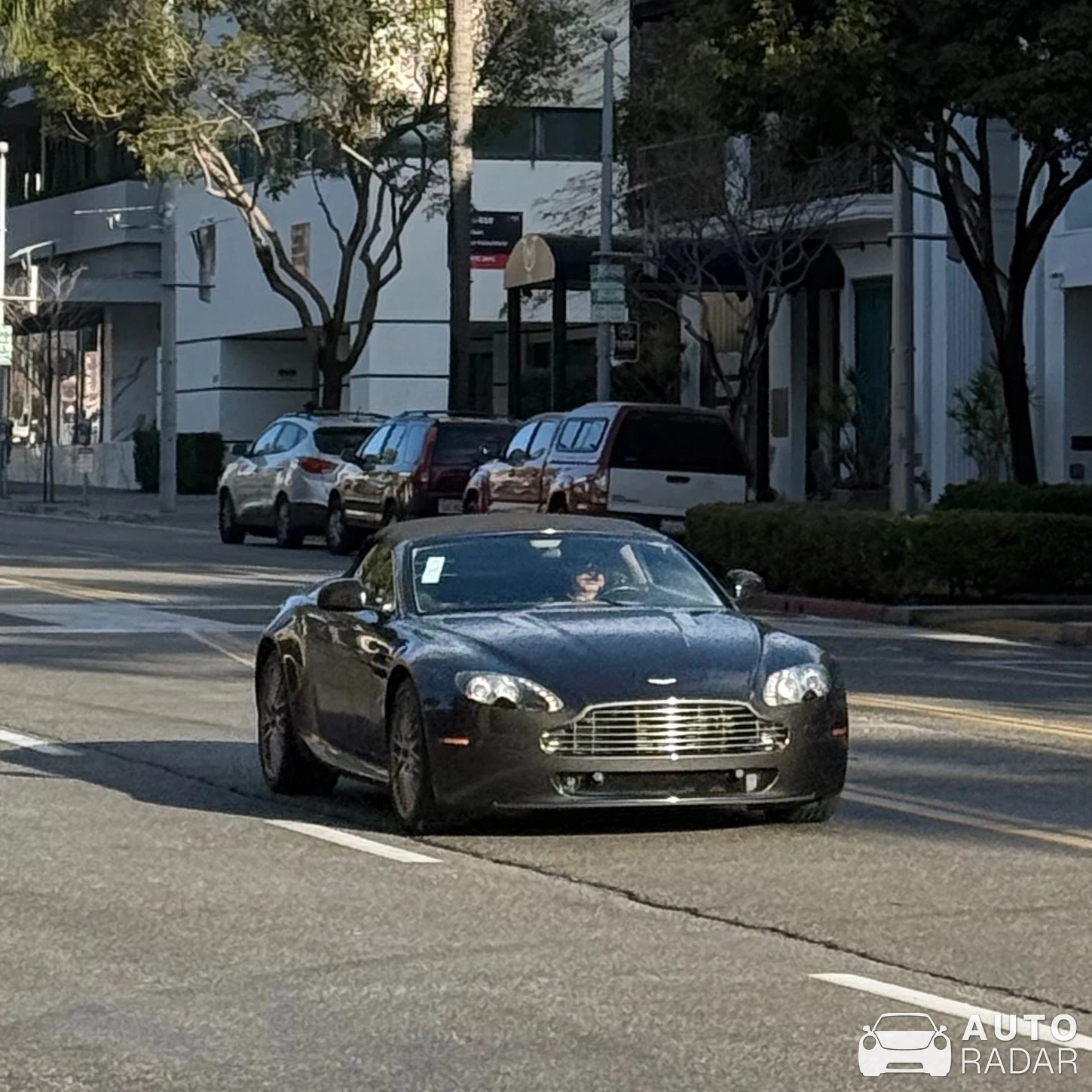 Aston Martin V8 Vantage Roadster spotted in Beverly Hills, United States