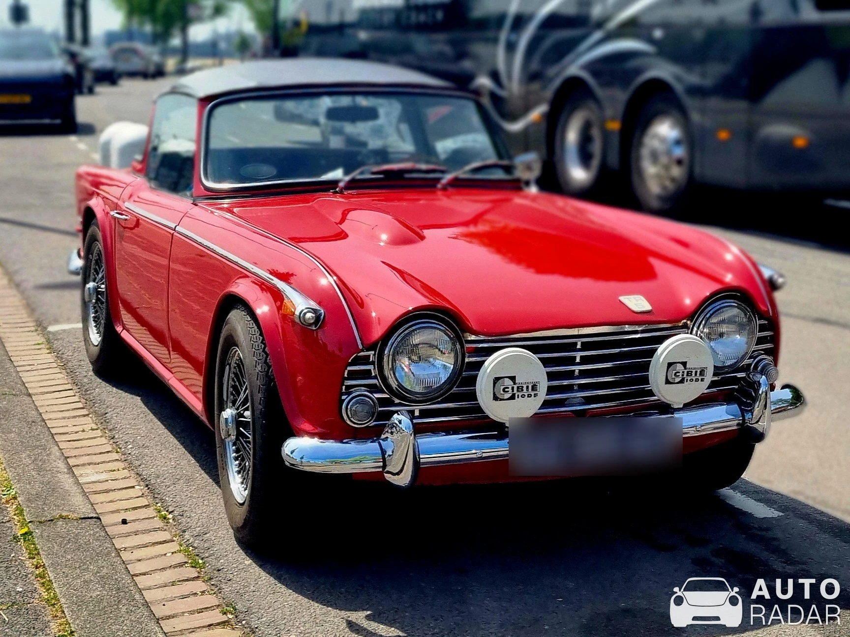 Triumph TR5 spotted in Rotterdam