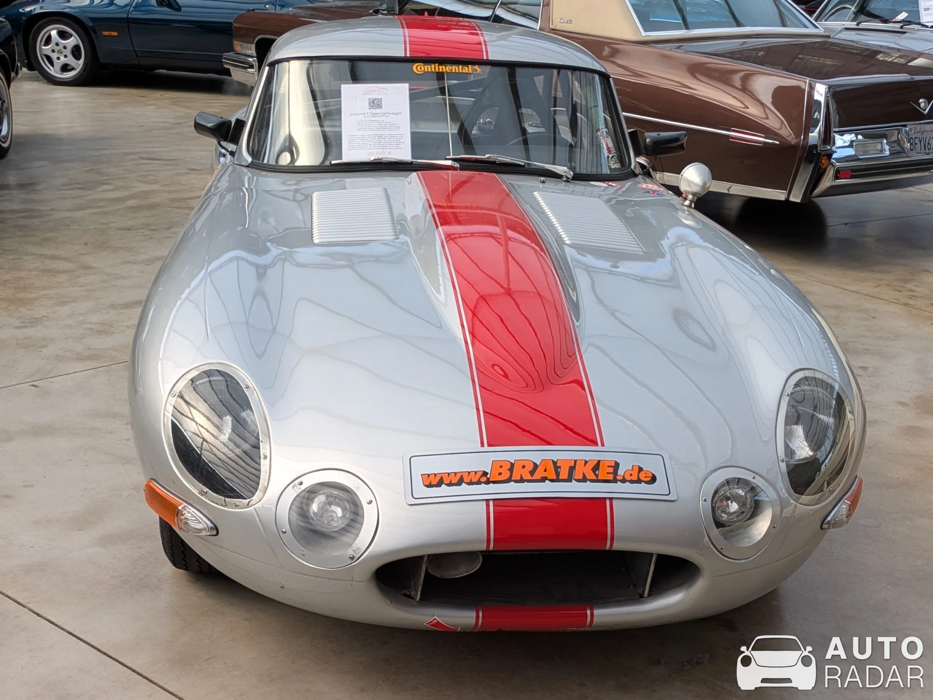 Jaguar E-Type Lightweight spotted in Düsseldorf