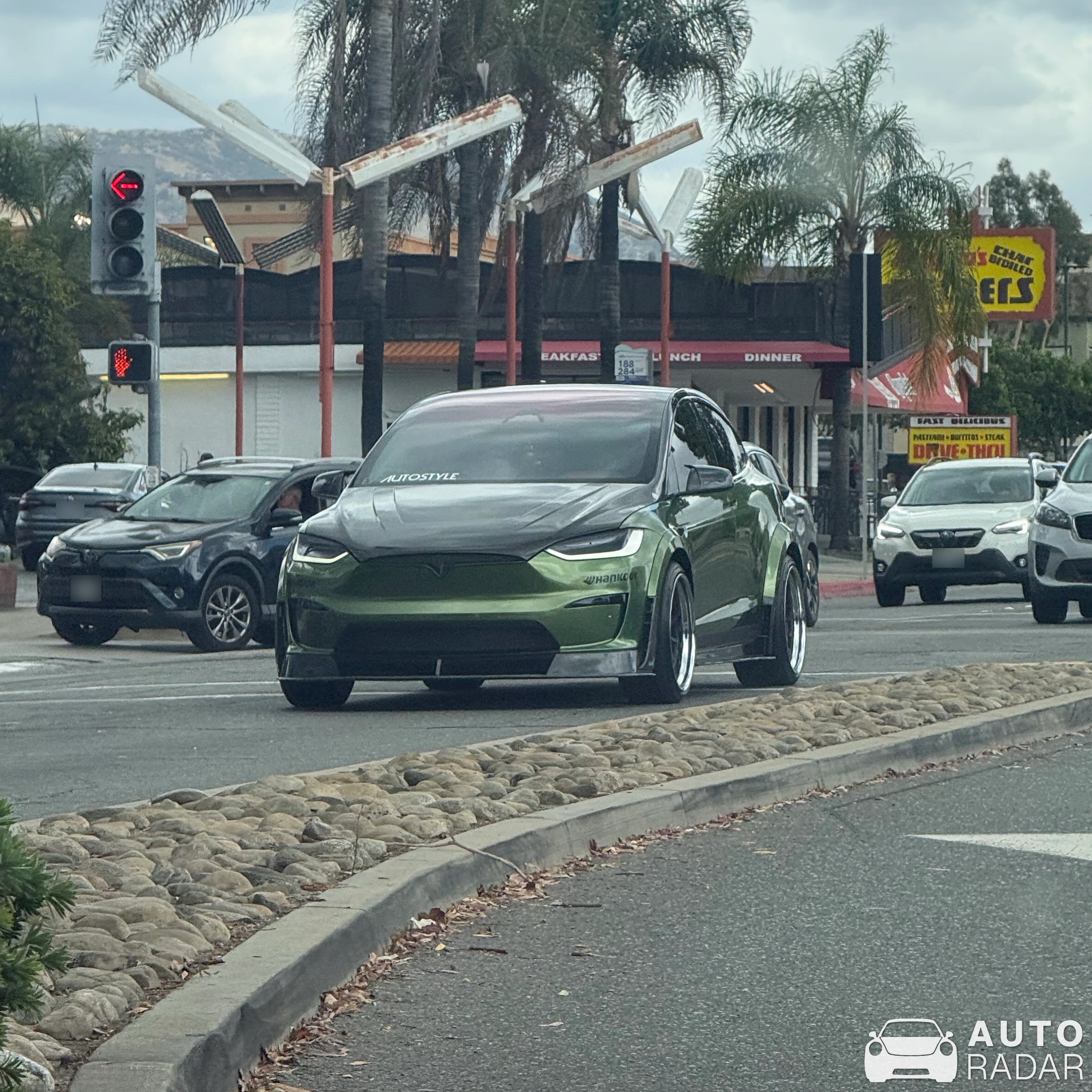 Tesla Model X spotted in Chino Hills