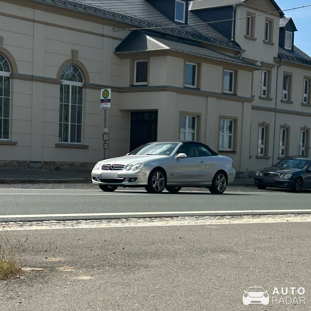 Mercedes-Benz CLK 63 AMG Cabriolet spotted in Zwönitz