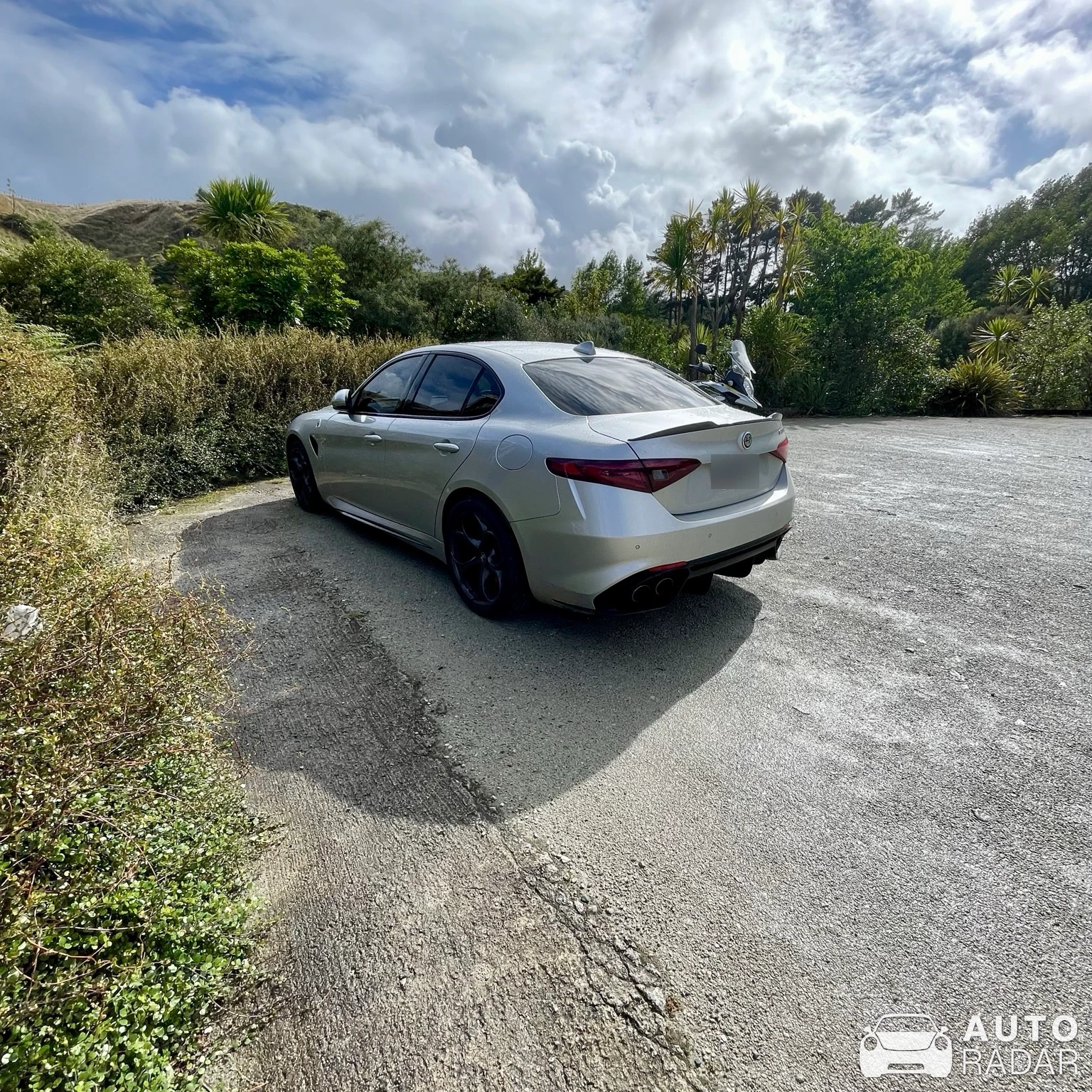 Alfa Romeo Giulia Quadrifoglio spotted in Waikaretu, New Zealand
