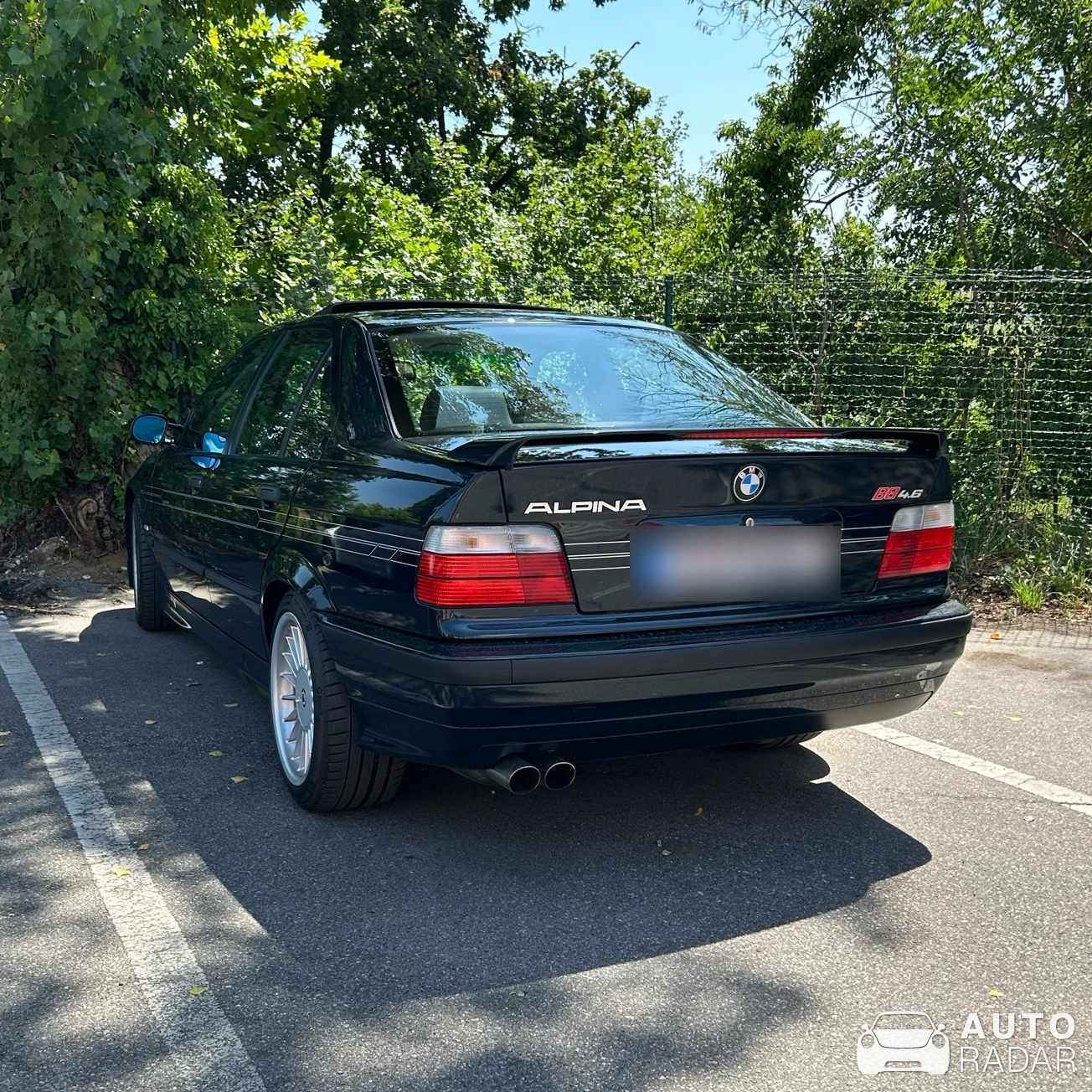 Alpina B8 4.6 Sedan E36 spotted in Peschiera del Garda