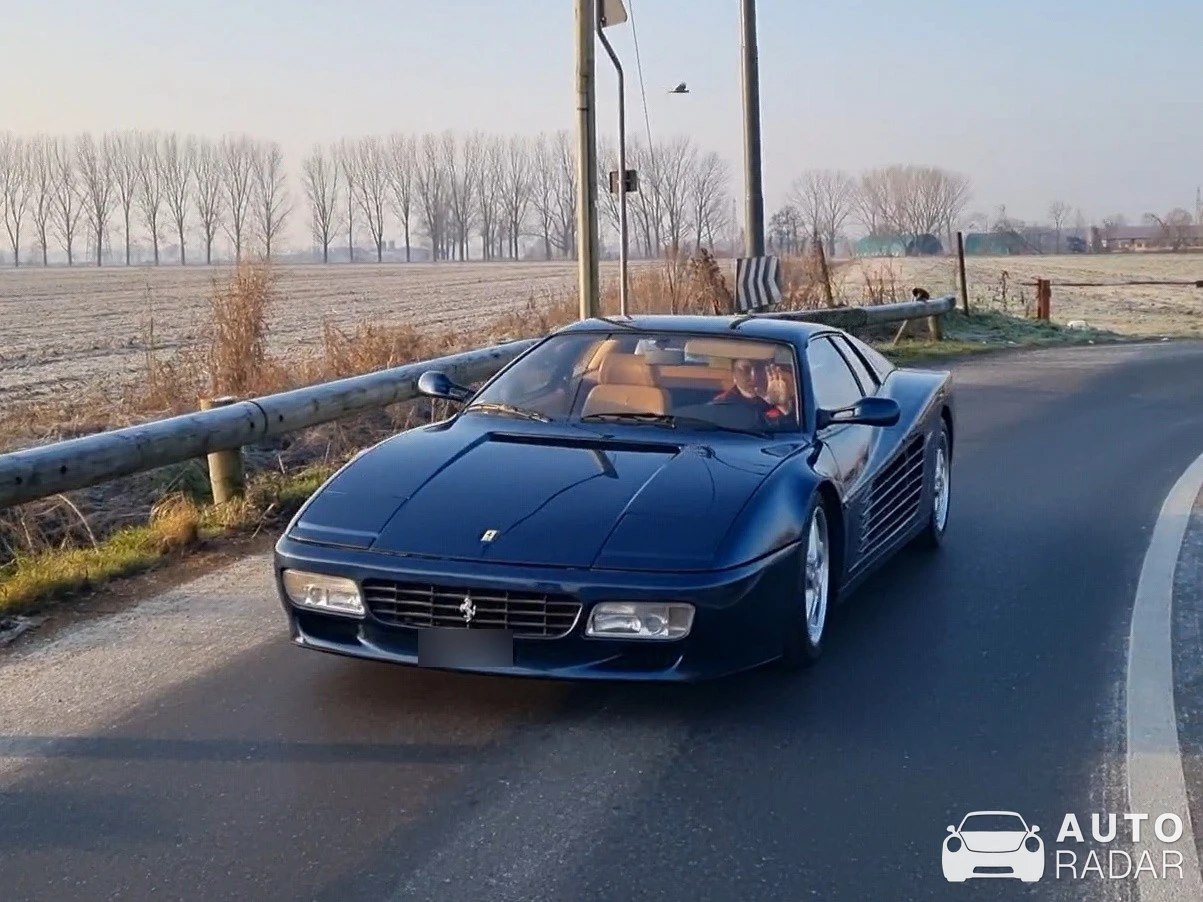 Ferrari 512 TR spotted in Milano, Italy