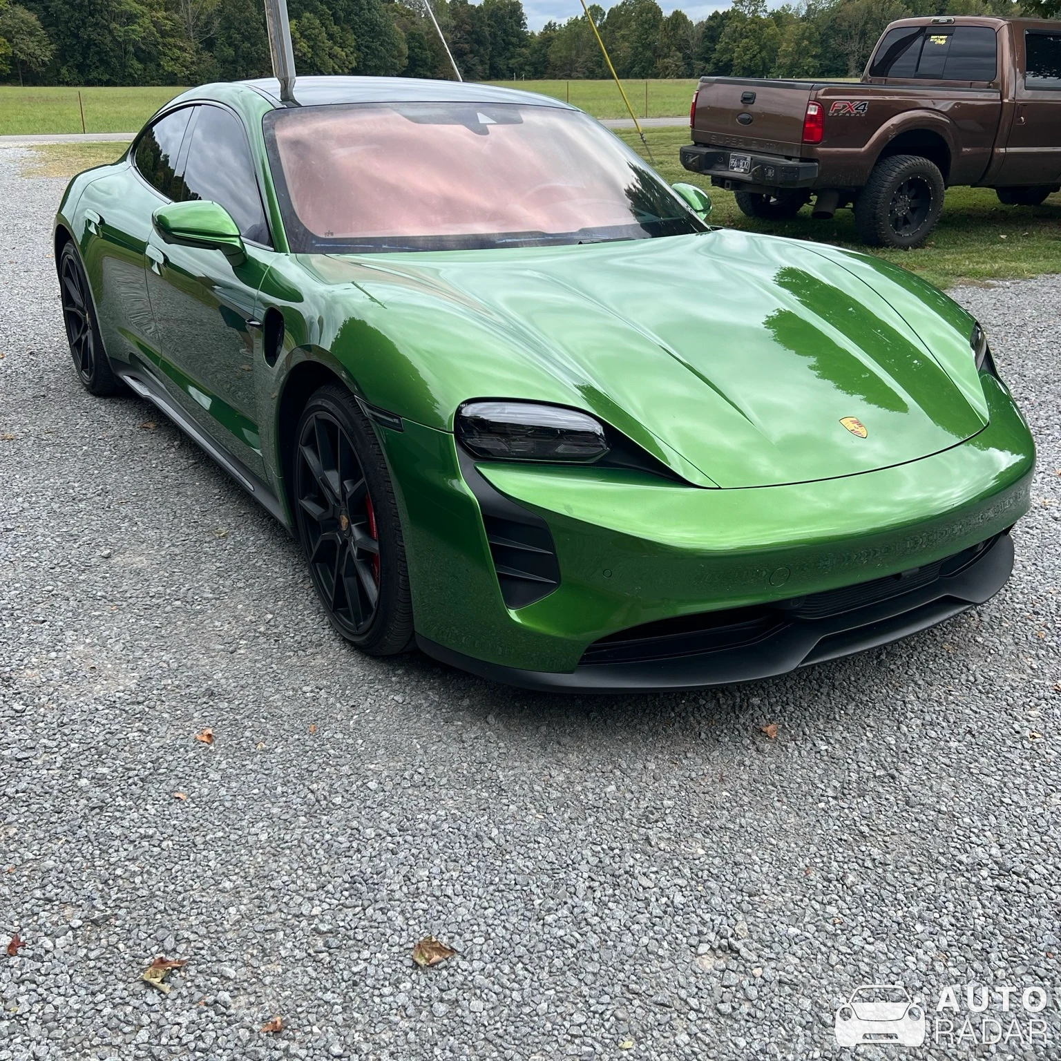 Porsche Taycan Turbo spotted in Hilham, United States