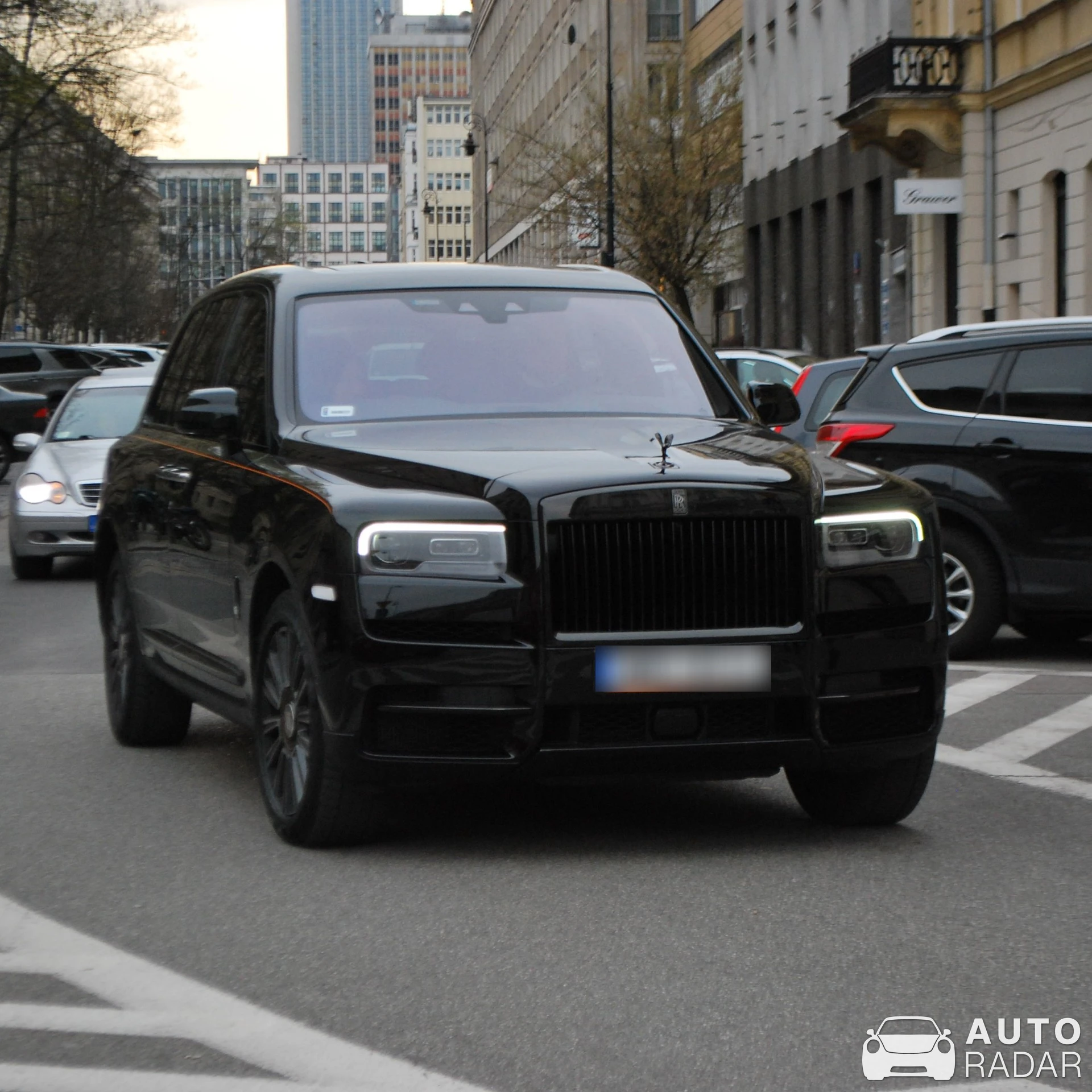 Rolls-Royce Cullinan Black Badge spotted in Warszawa, Poland