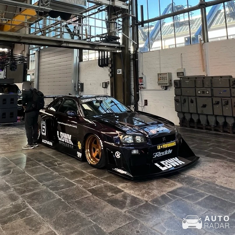 LB-Works R34 Super Silhouette Works Nissan Skyline spotted in Düsseldorf