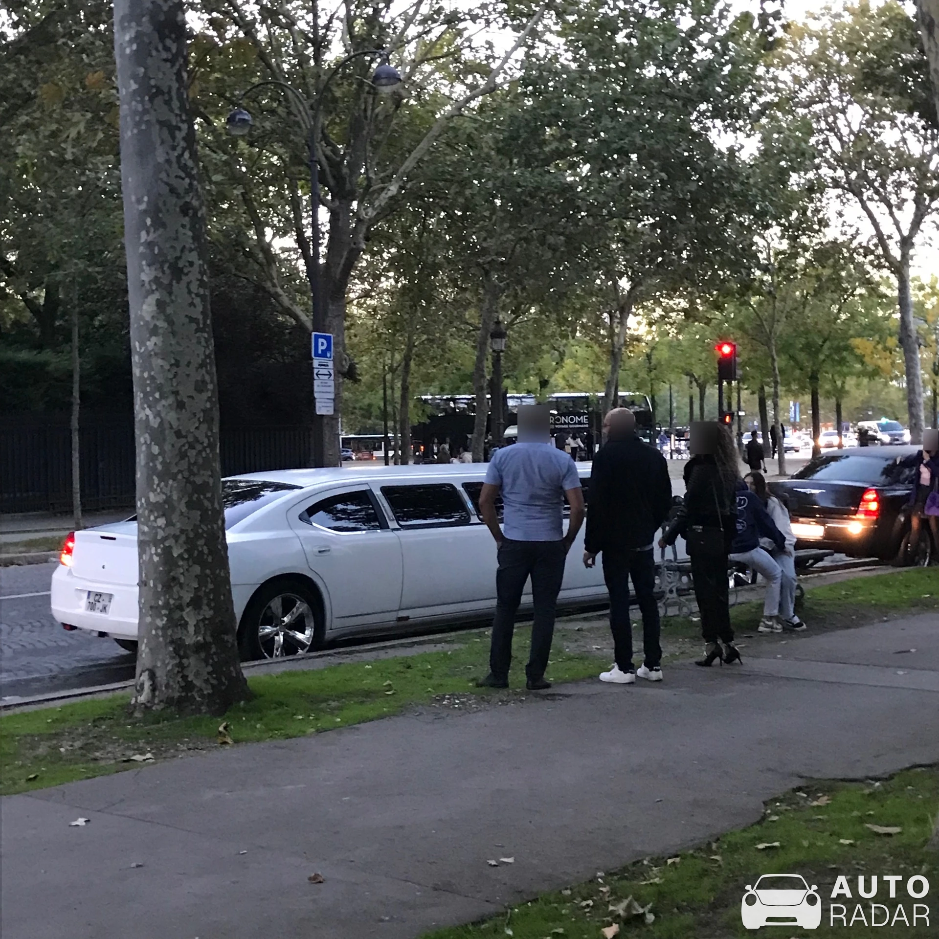 Dodge Challenger SRT-8 Limousine spotted in Paris, France