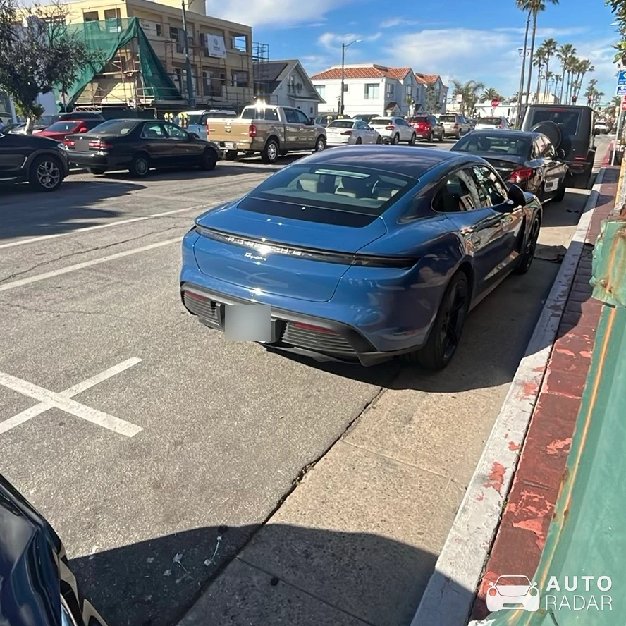 Porsche Taycan spotted in Hermosa Beach, United States