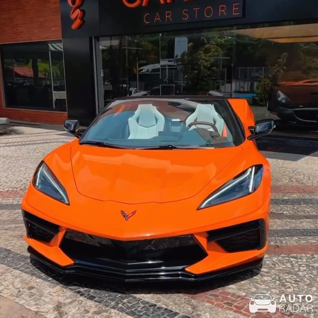 Chevrolet Corvette C8 Stingray Convertible spotted in Barra da Tijuca, Brazil