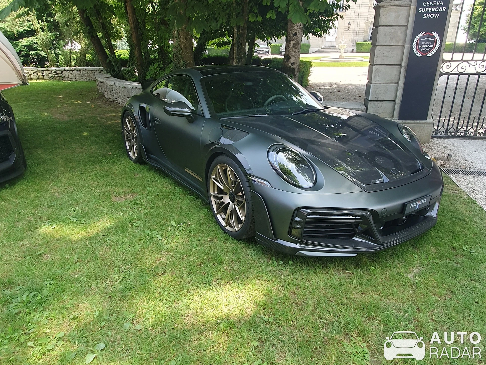 Porsche TechArt 992 GTstreet R Monochrome spotted in Genthod, Switzerland