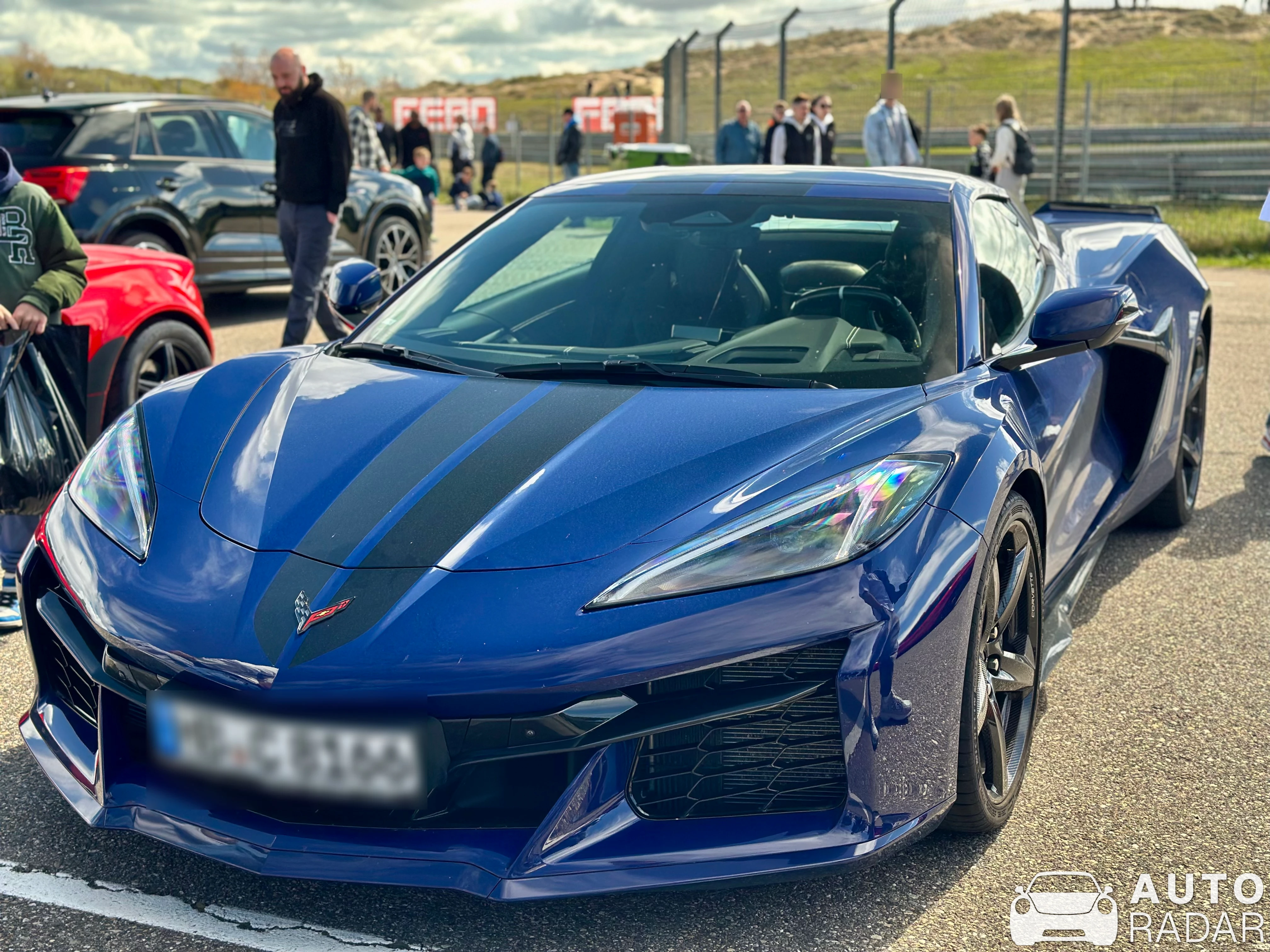 Chevrolet Corvette C8 E-Ray spotted in Zandvoort