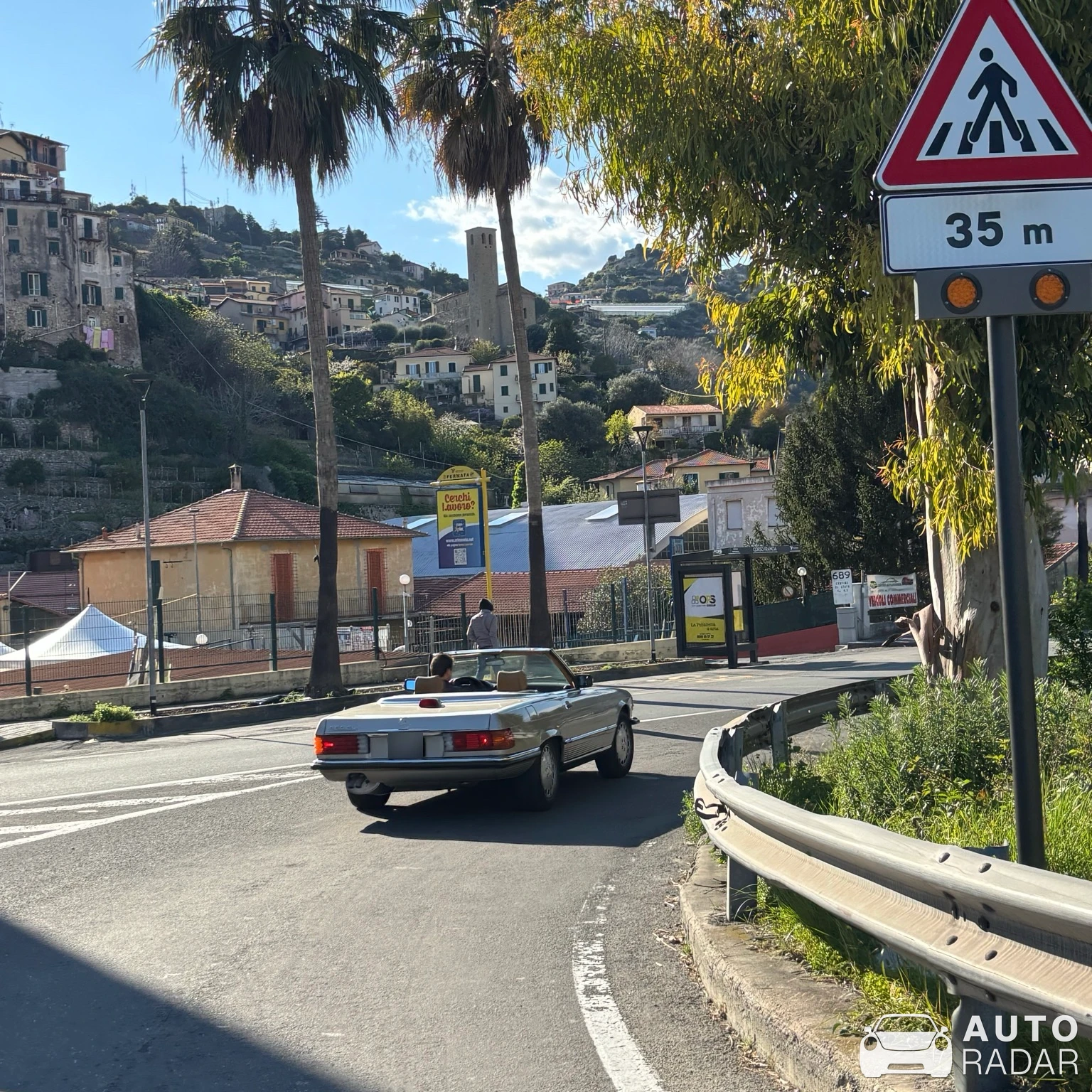 Mercedes-Benz 300 SL C107 spotted in Ventimiglia