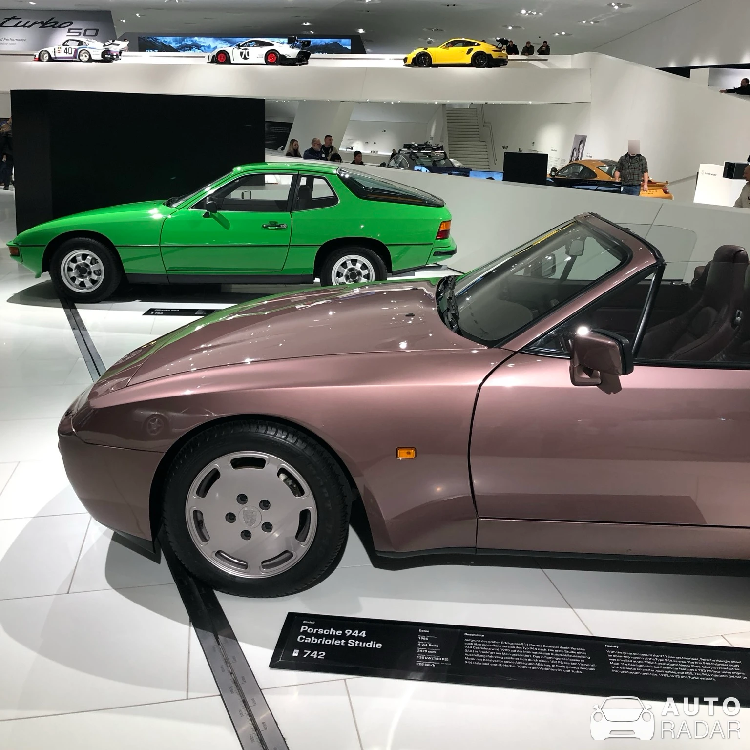 Porsche 944 Cabriolet Studie spotted in Stuttgart