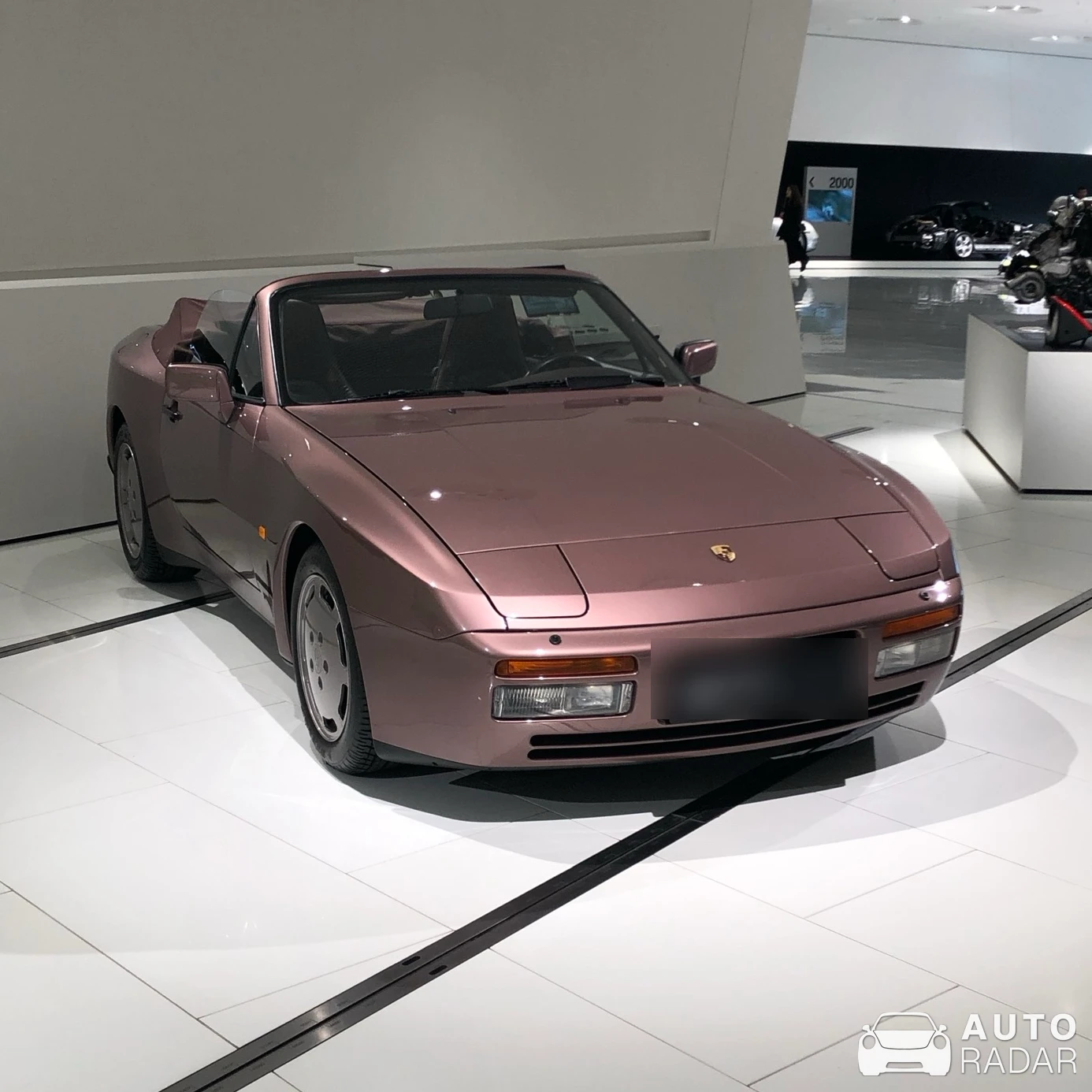 Porsche 944 Cabriolet Studie spotted in Stuttgart, Deutschland