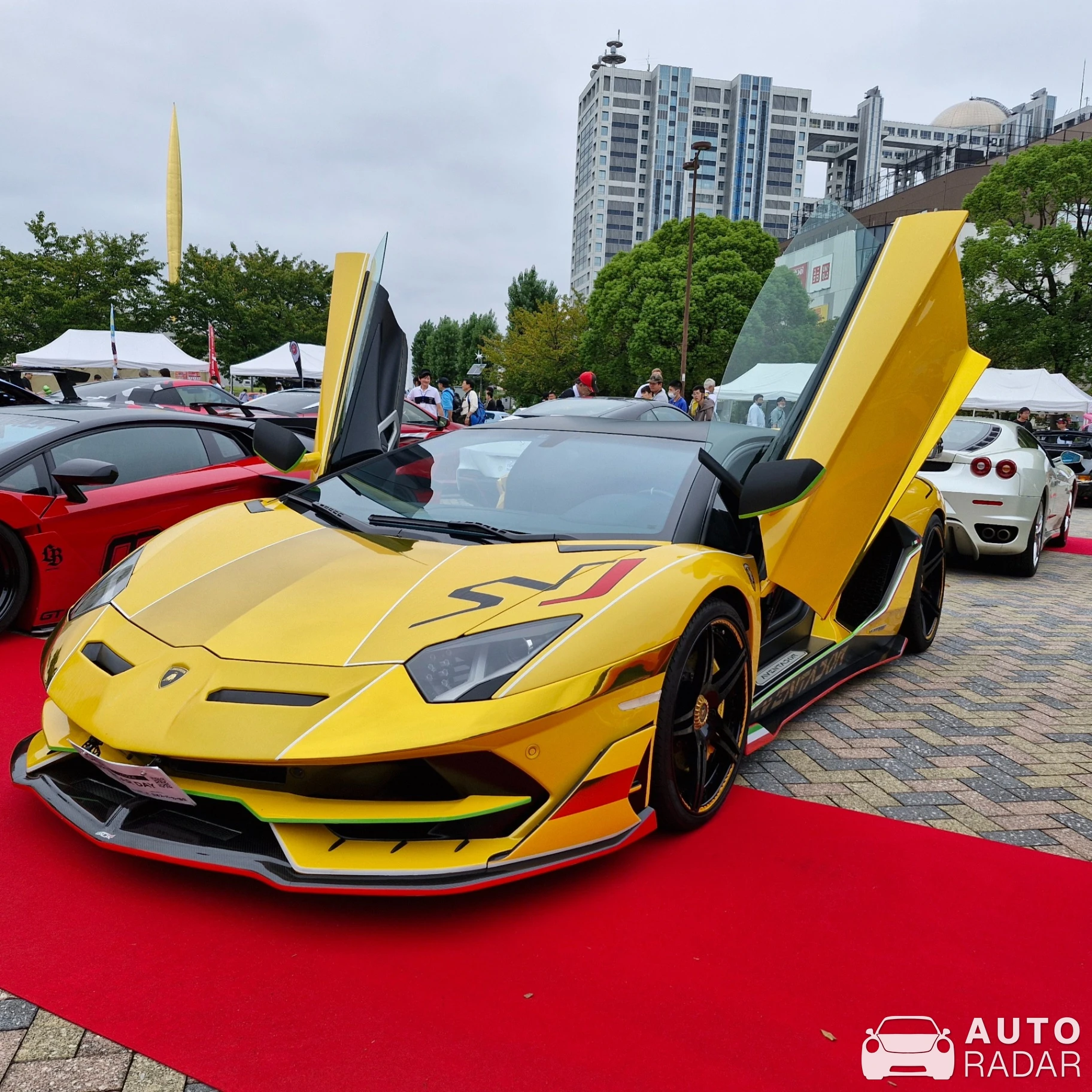 Lamborghini Aventador LP770-4 SVJ spotted in Koto City, Japan