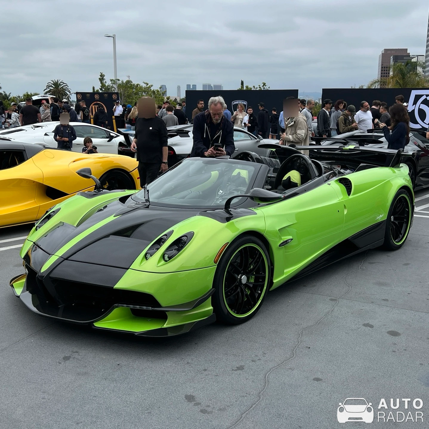 Pagani Huayra Roadster BC spotted in Los Angeles