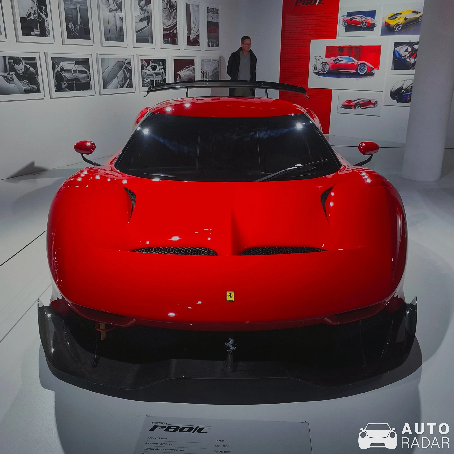 Ferrari P80/C spotted in Torino, Italy