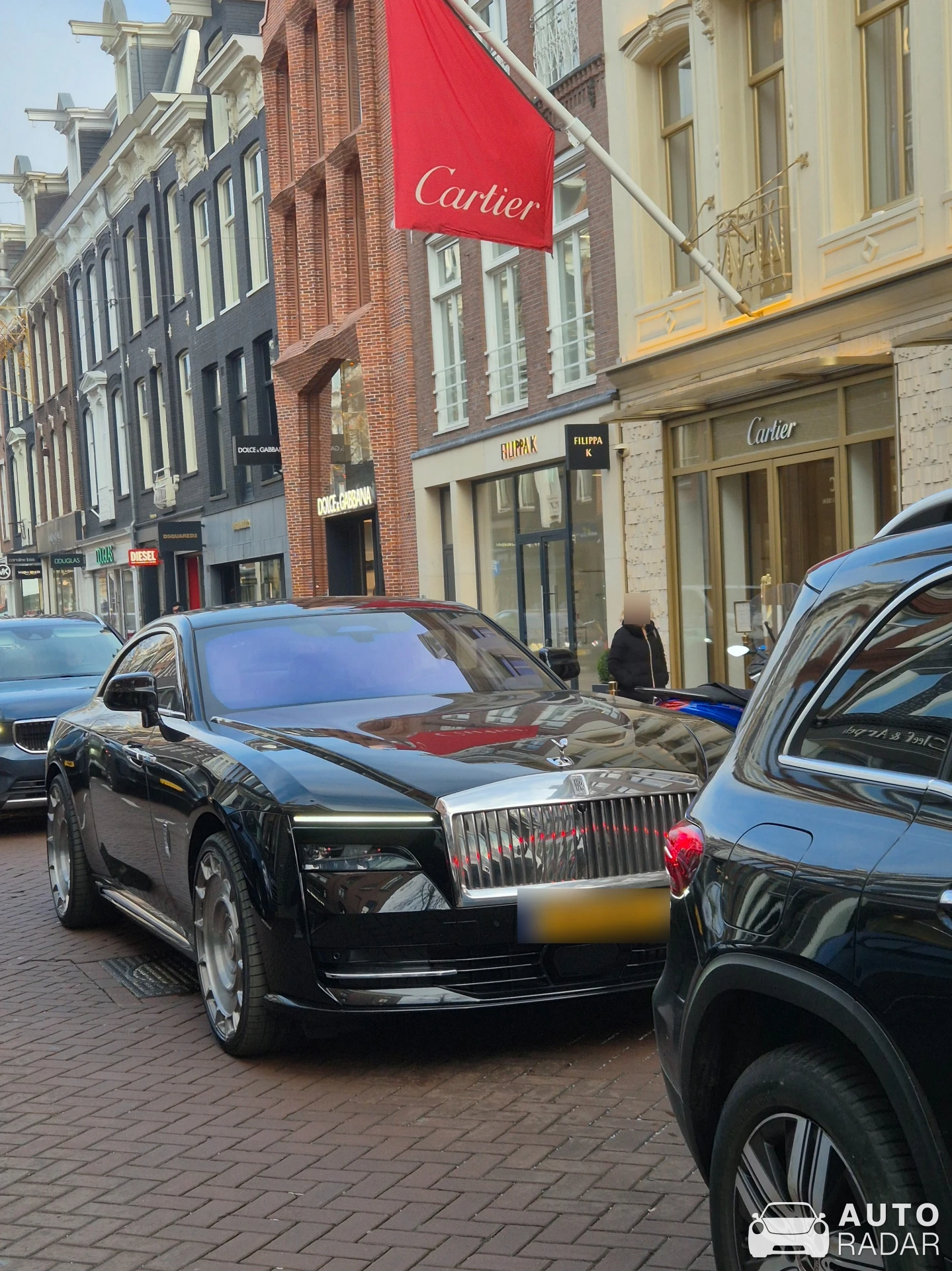 Rolls-Royce Spectre spotted in Amsterdam, Netherlands