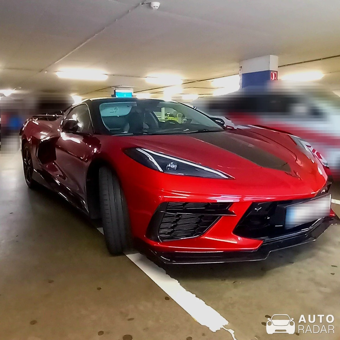Chevrolet Corvette C8 Stingray R spotted in Wavre, Belgium