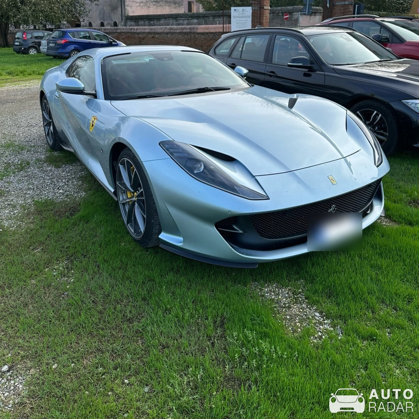 Ferrari 812 GTS spotted in Sabbioneta, Italy