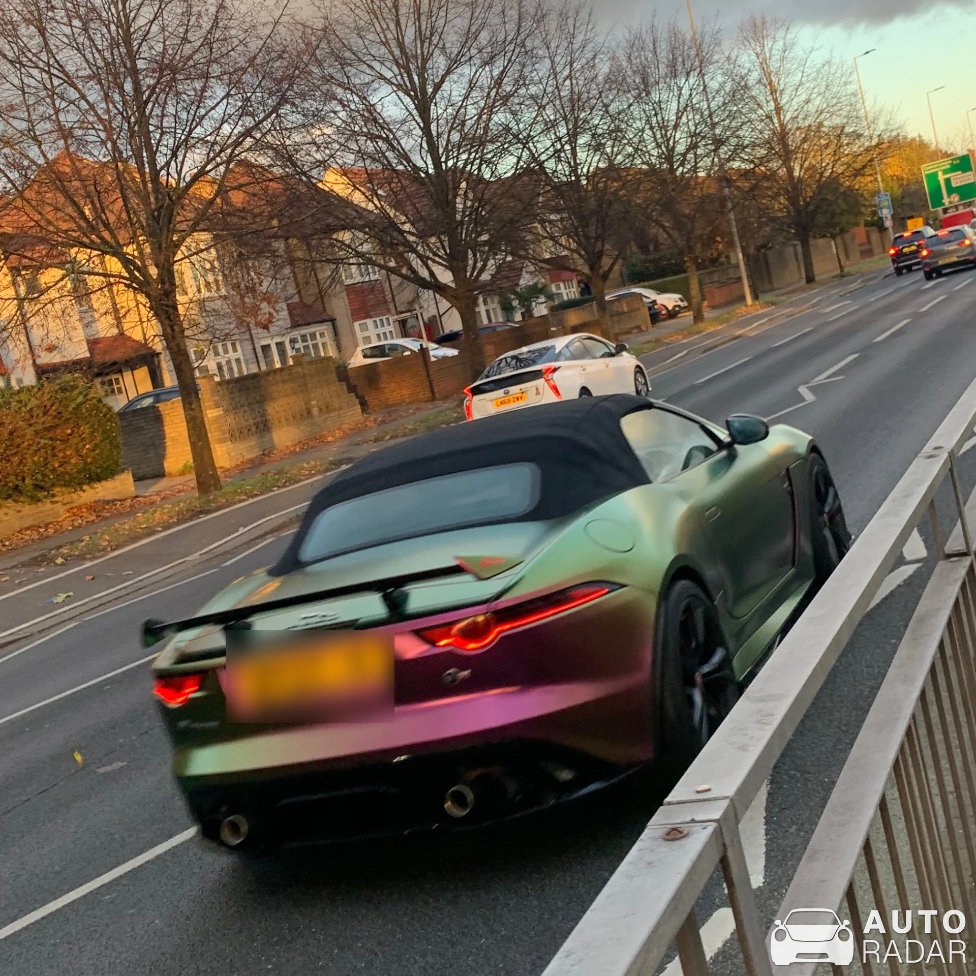 Jaguar F-Type R Convertible spotted in Greater London, United Kingdom