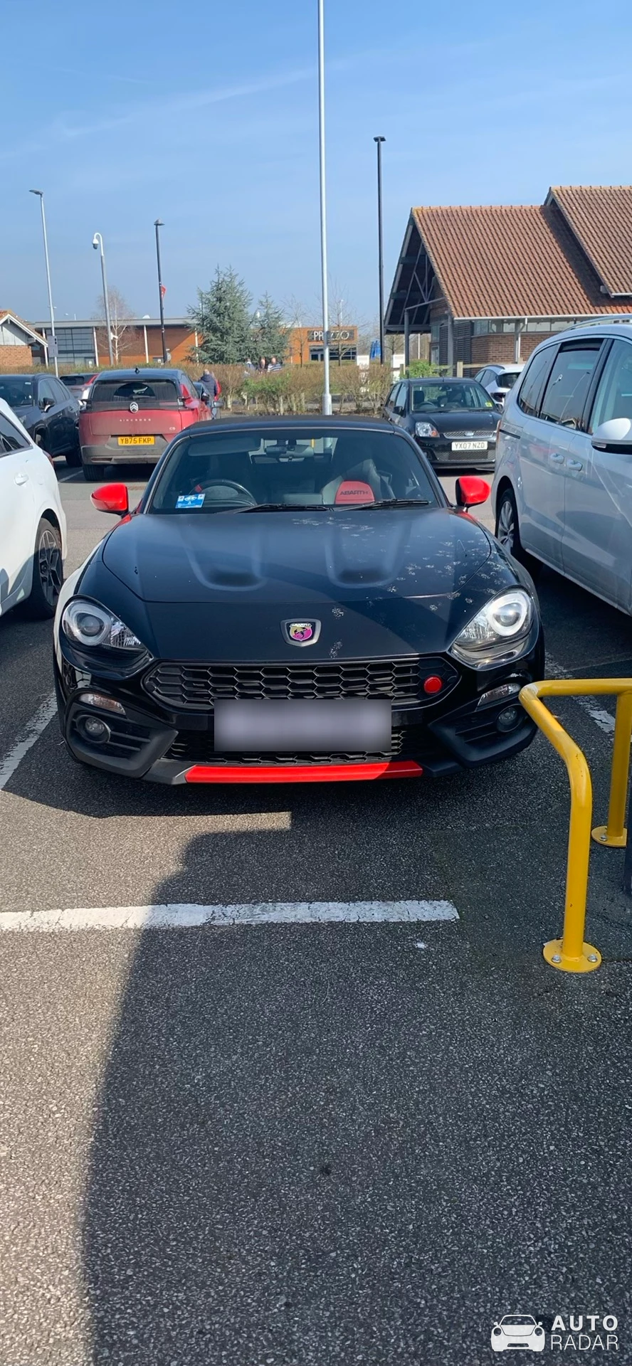 Abarth 124 Spyder spotted in York