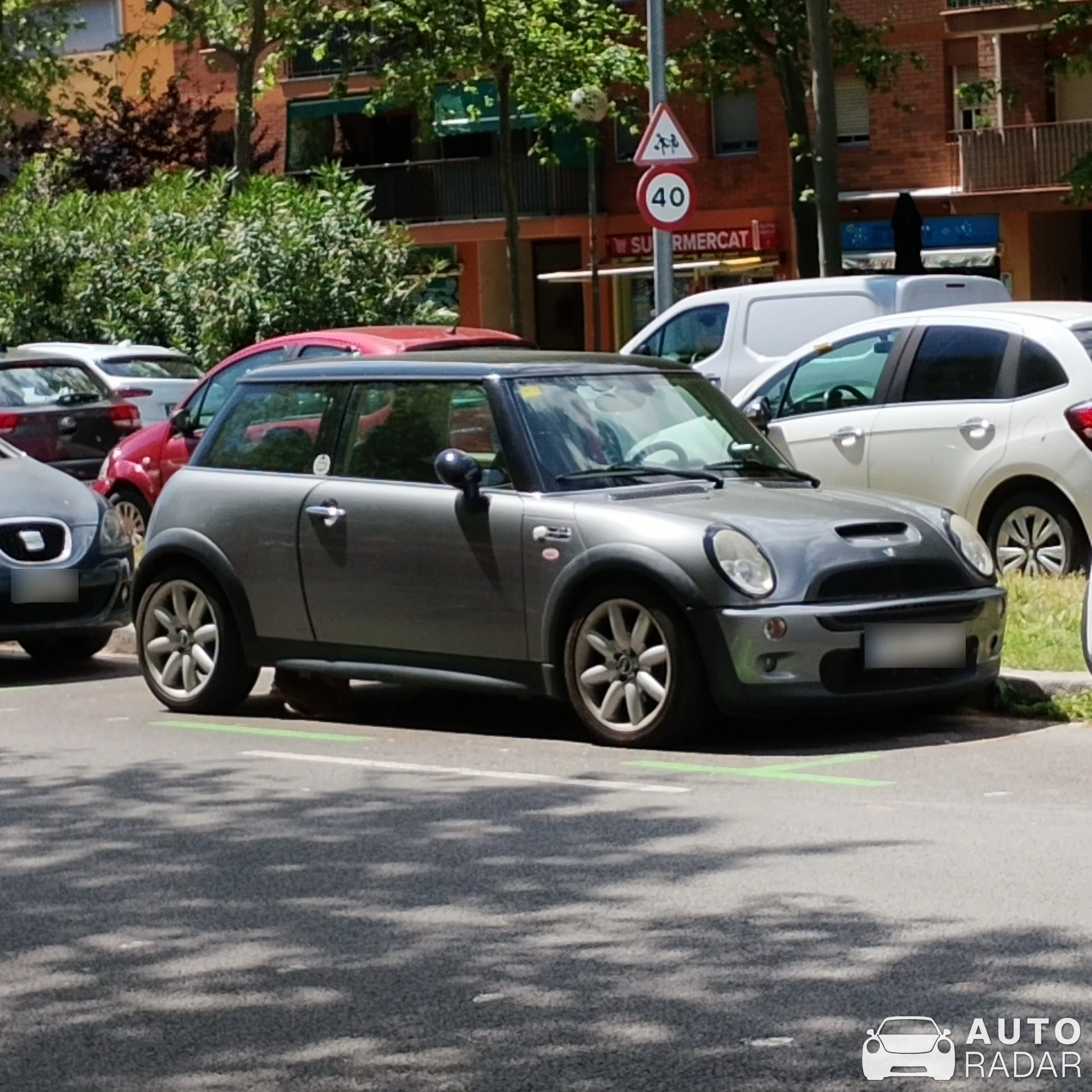 Mini R53 Cooper S Works GP spotted in Barcelona