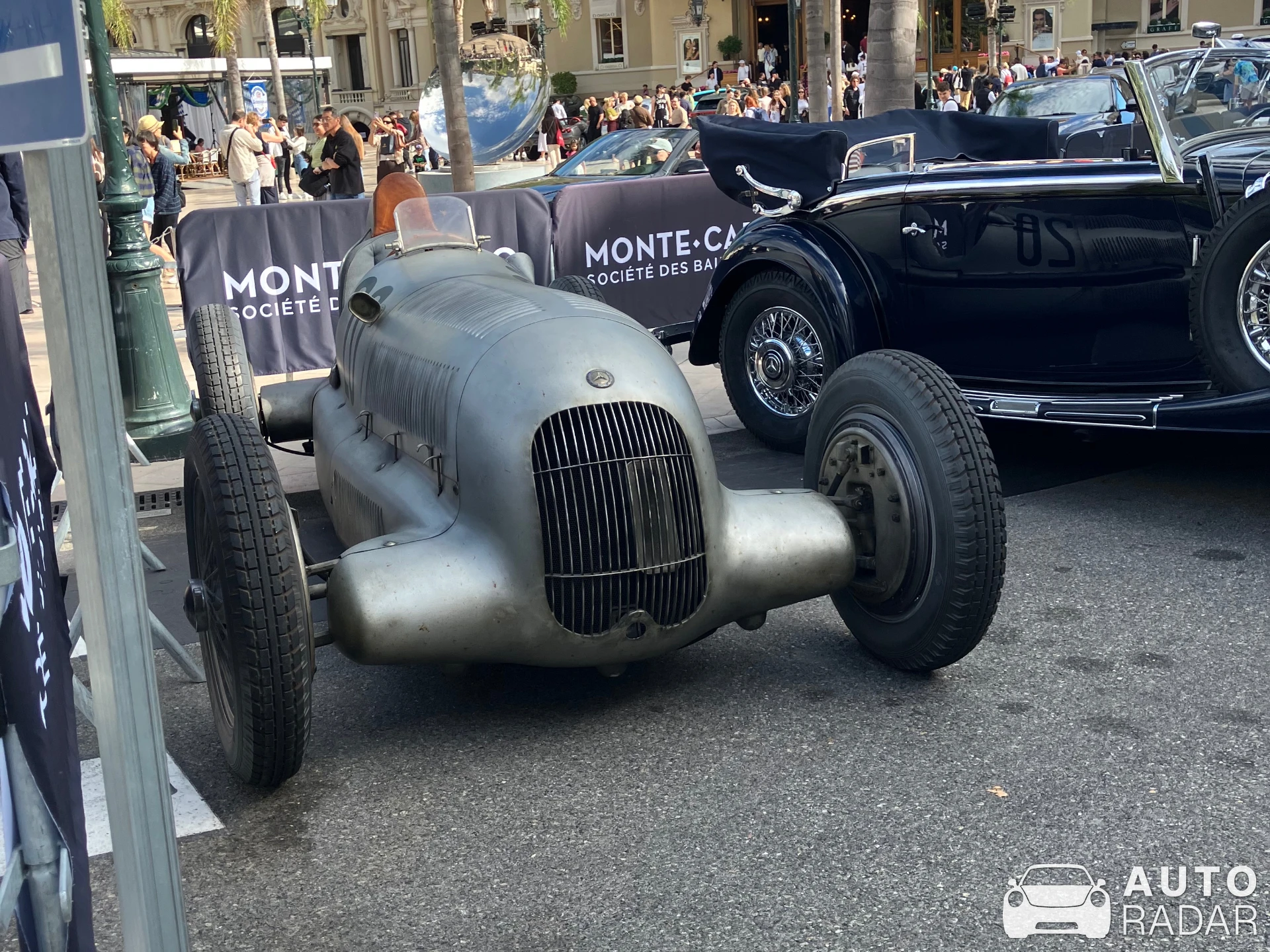 Mercedes W16 spotted in Monaco