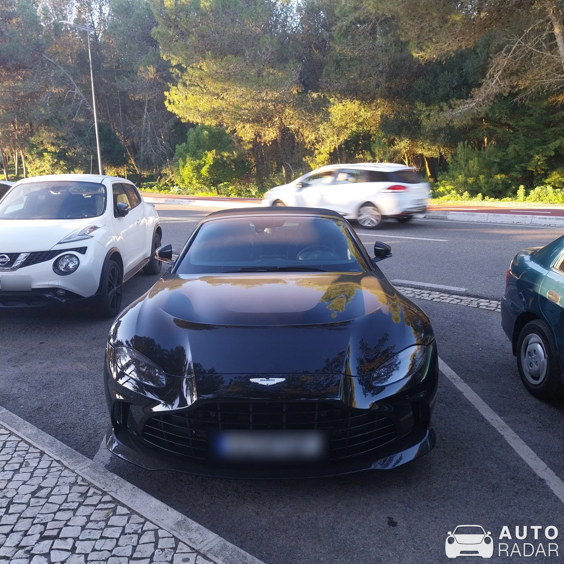 Aston Martin V12 Vantage Roadster 2023 spotted in Cascais, Portugal