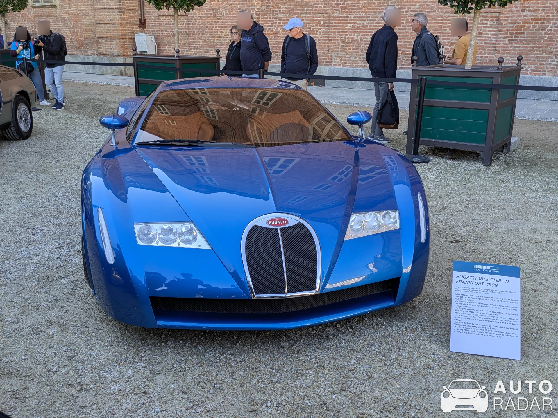 Bugatti 18/3 Chiron spotted in Torino
