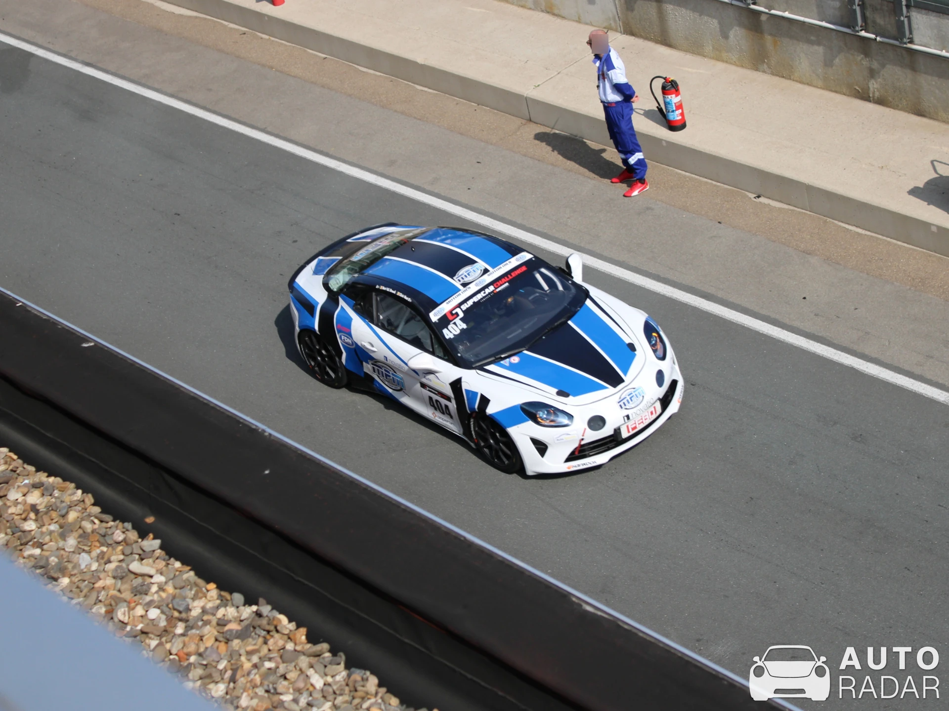 Alpine A110 Cup spotted in Heusden-Zolder