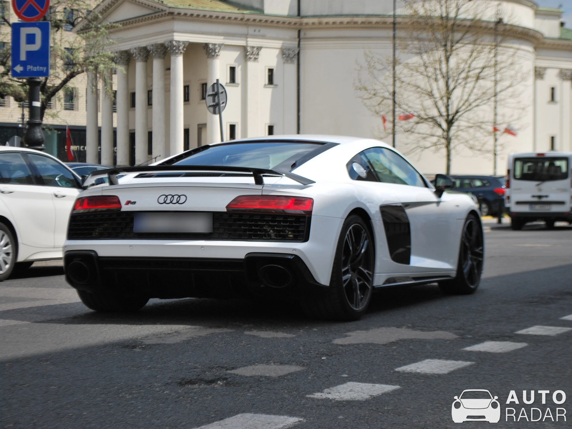 Audi R8 V10 Performance 2019 spotted in Warszawa, Poland