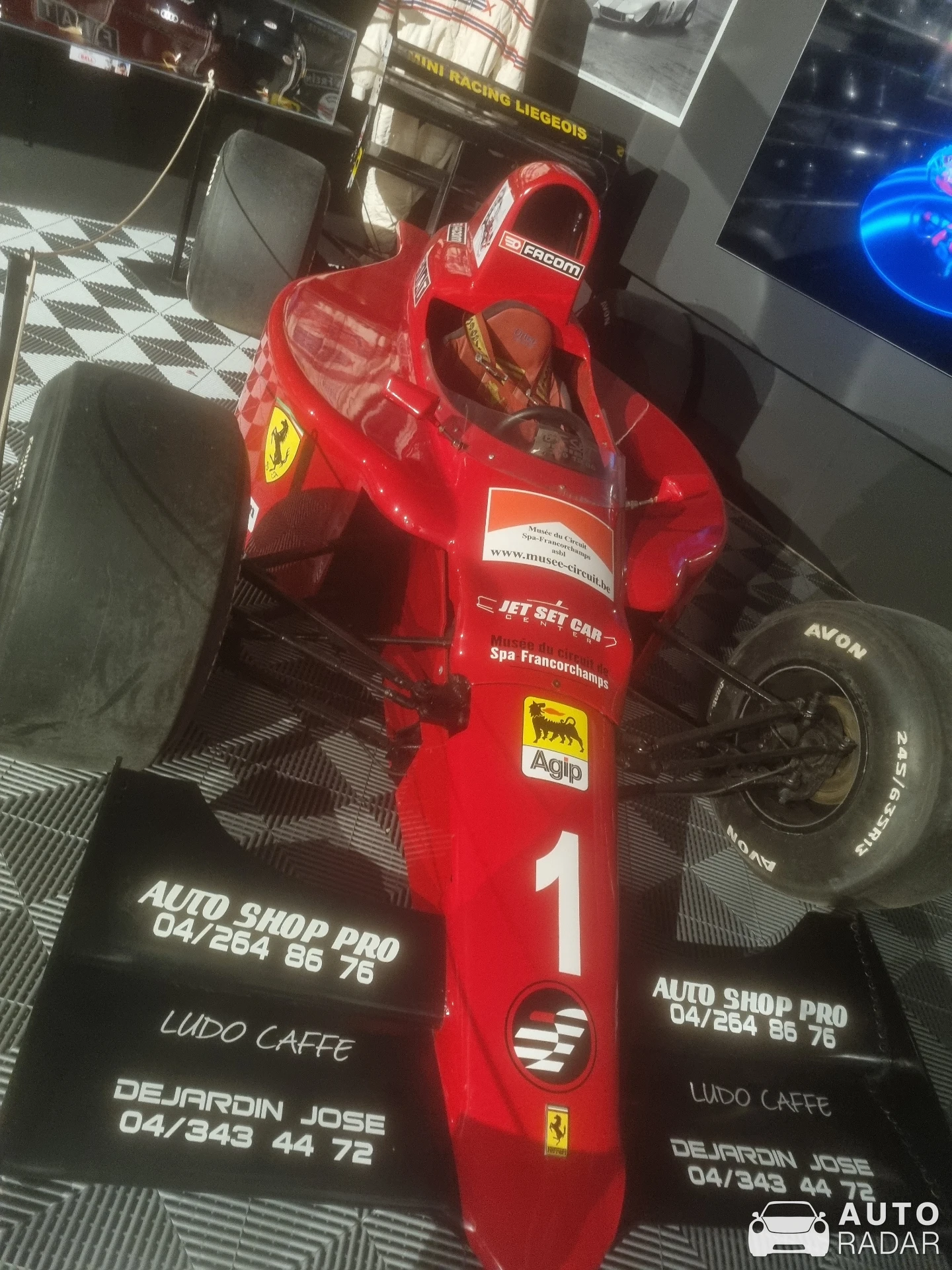 Ferrari F1 640 spotted in Stavelot